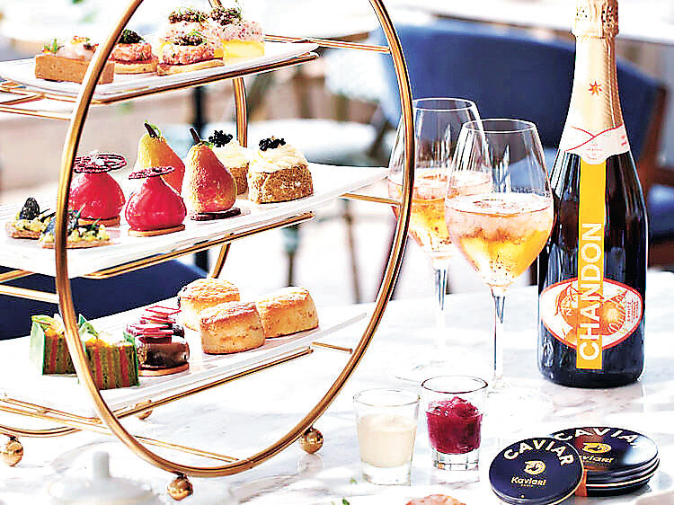 ■鹹甜美點可搭配氣泡酒。