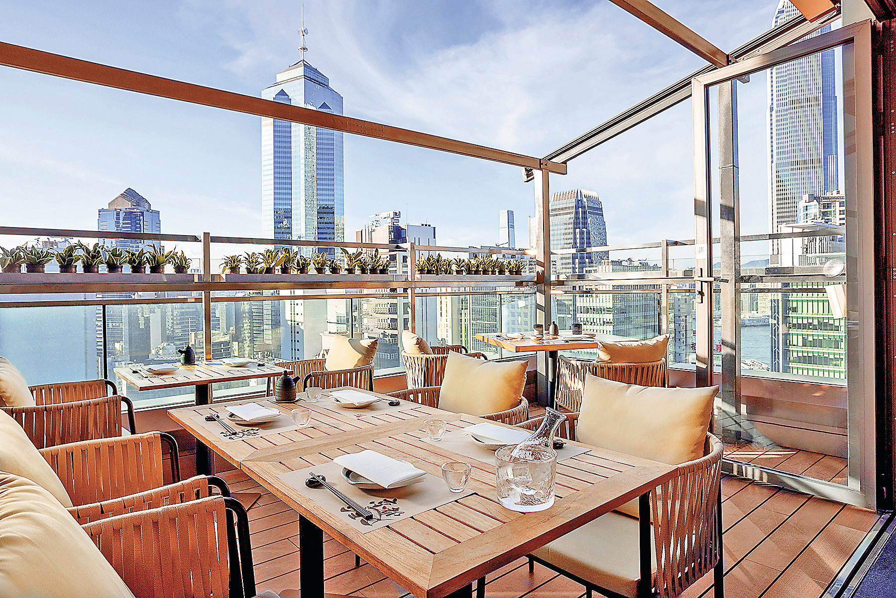 ■戶外座位夠開揚。 