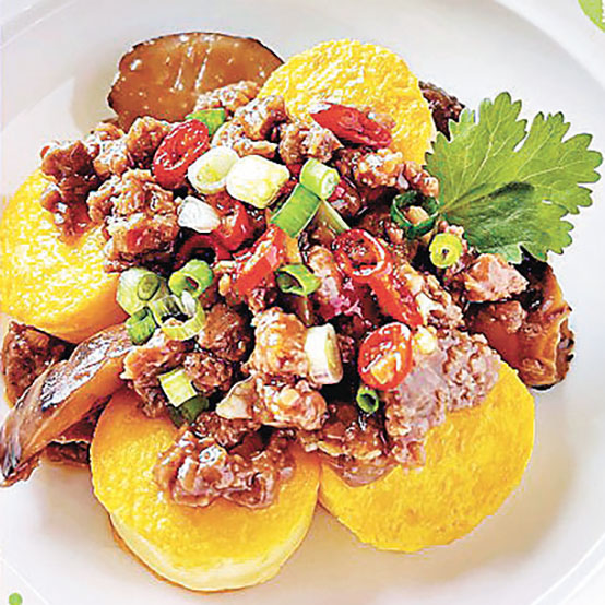 ■植物肉末煮玉子豆腐