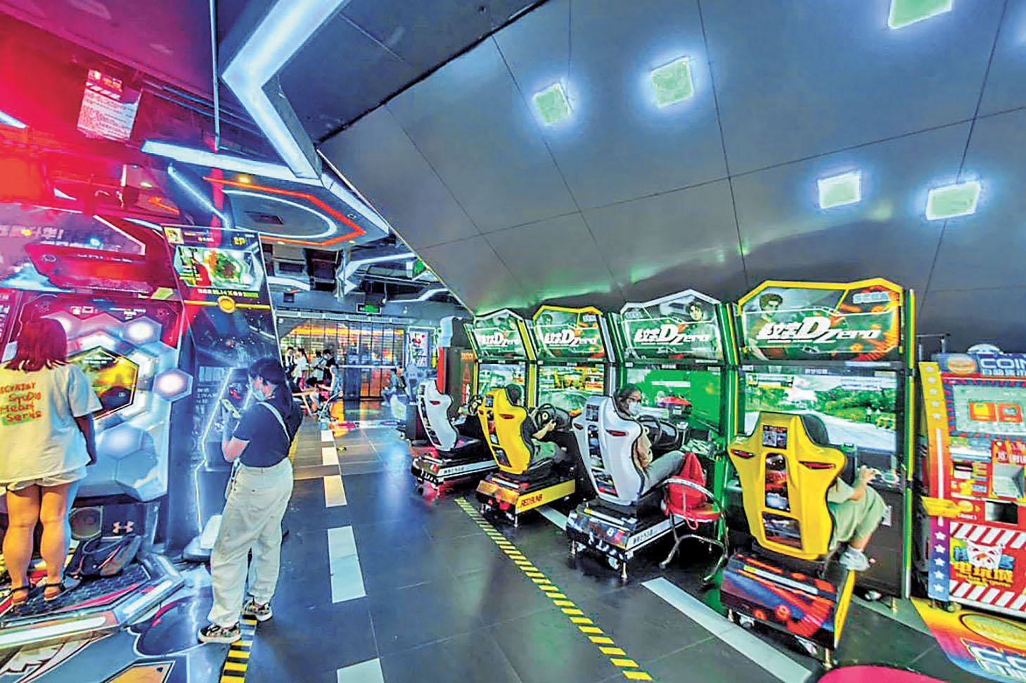 ■「核客電玩城」設有逾1,000台電玩設備。