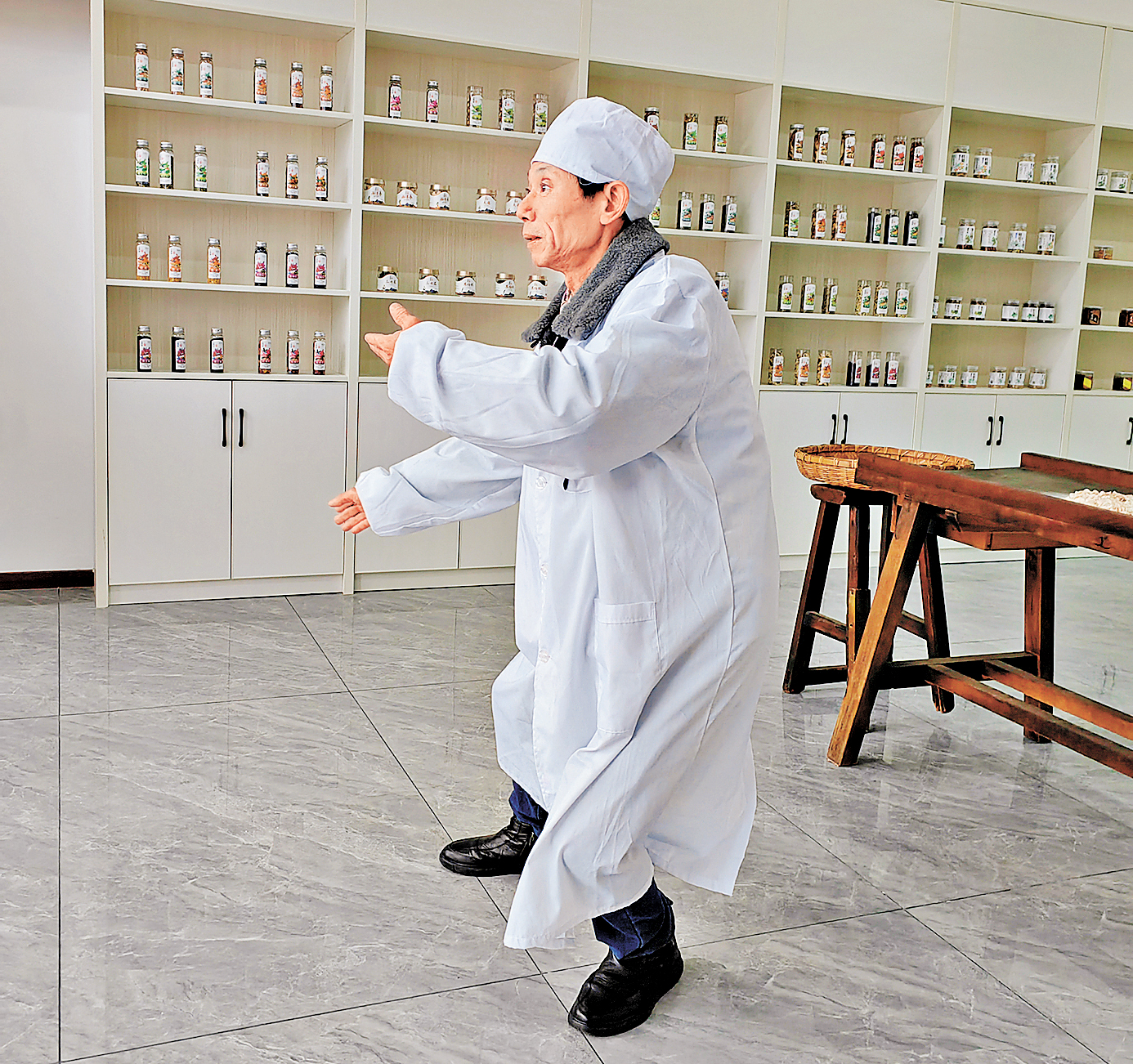 ■打太極幫助舒筋活絡、心境平和。