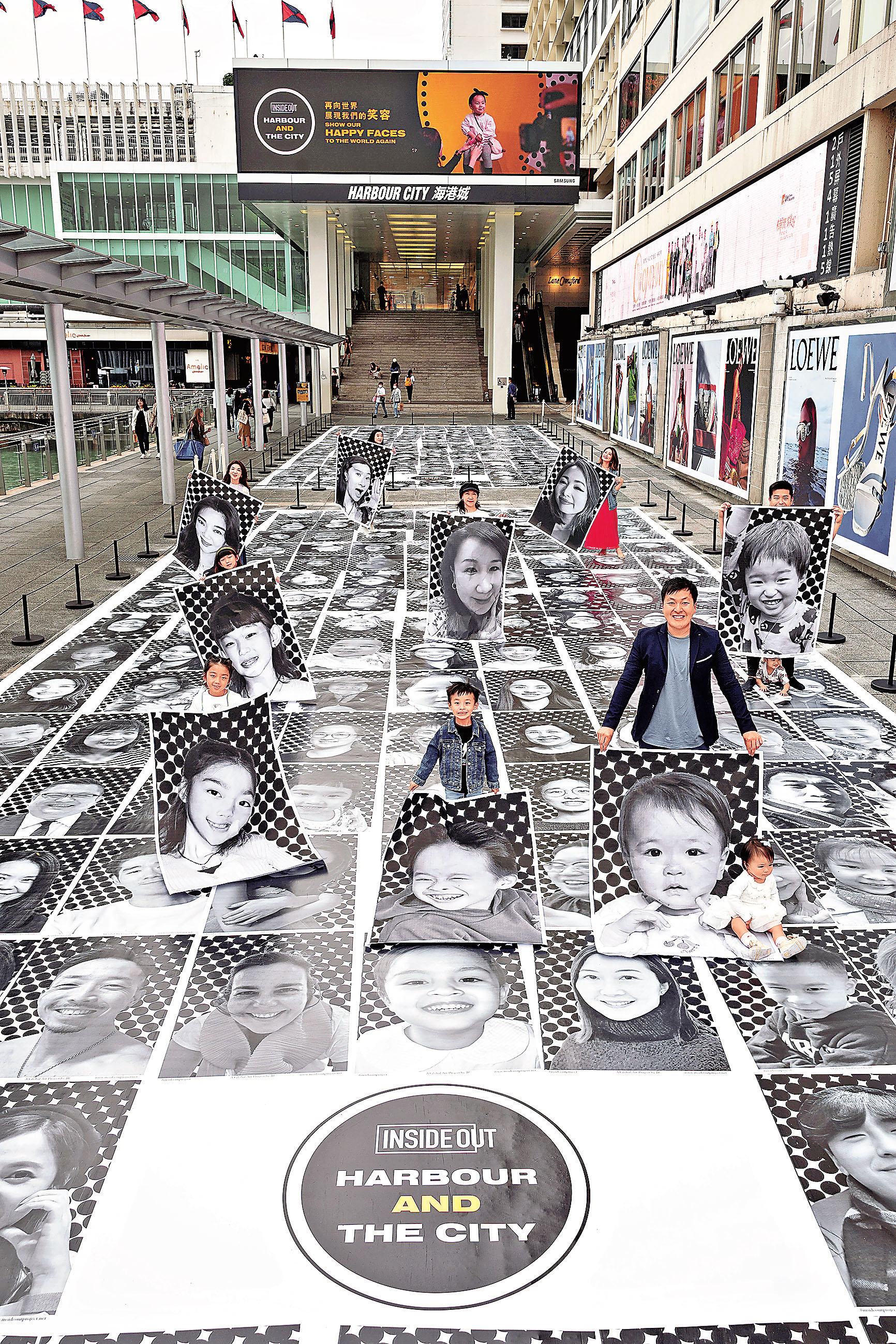 ■海港城的笑臉將包圍到訪的市民和遊客。