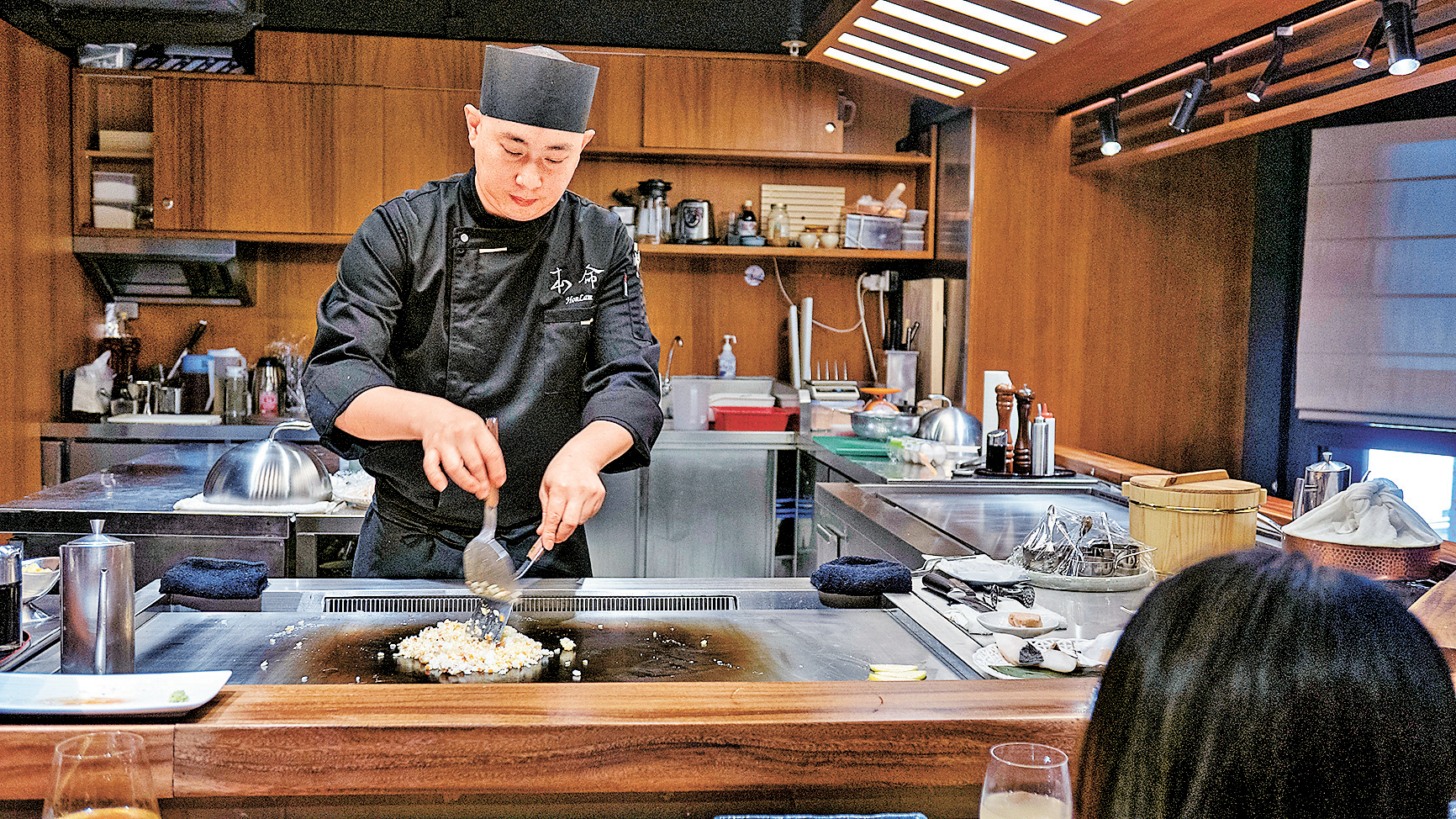 ■可近距離欣賞師傅功架。