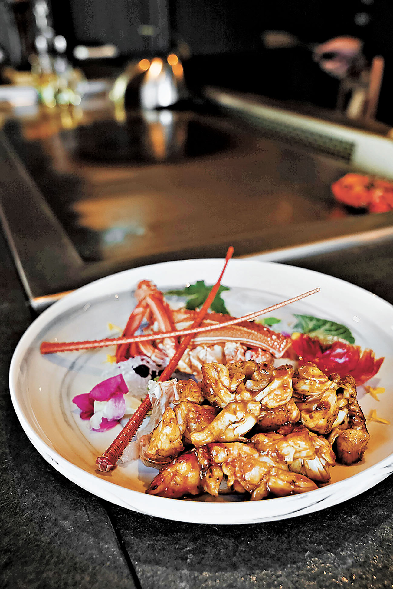 ■澳洲龍蝦配濃厚蝦膏汁膏香惹味。