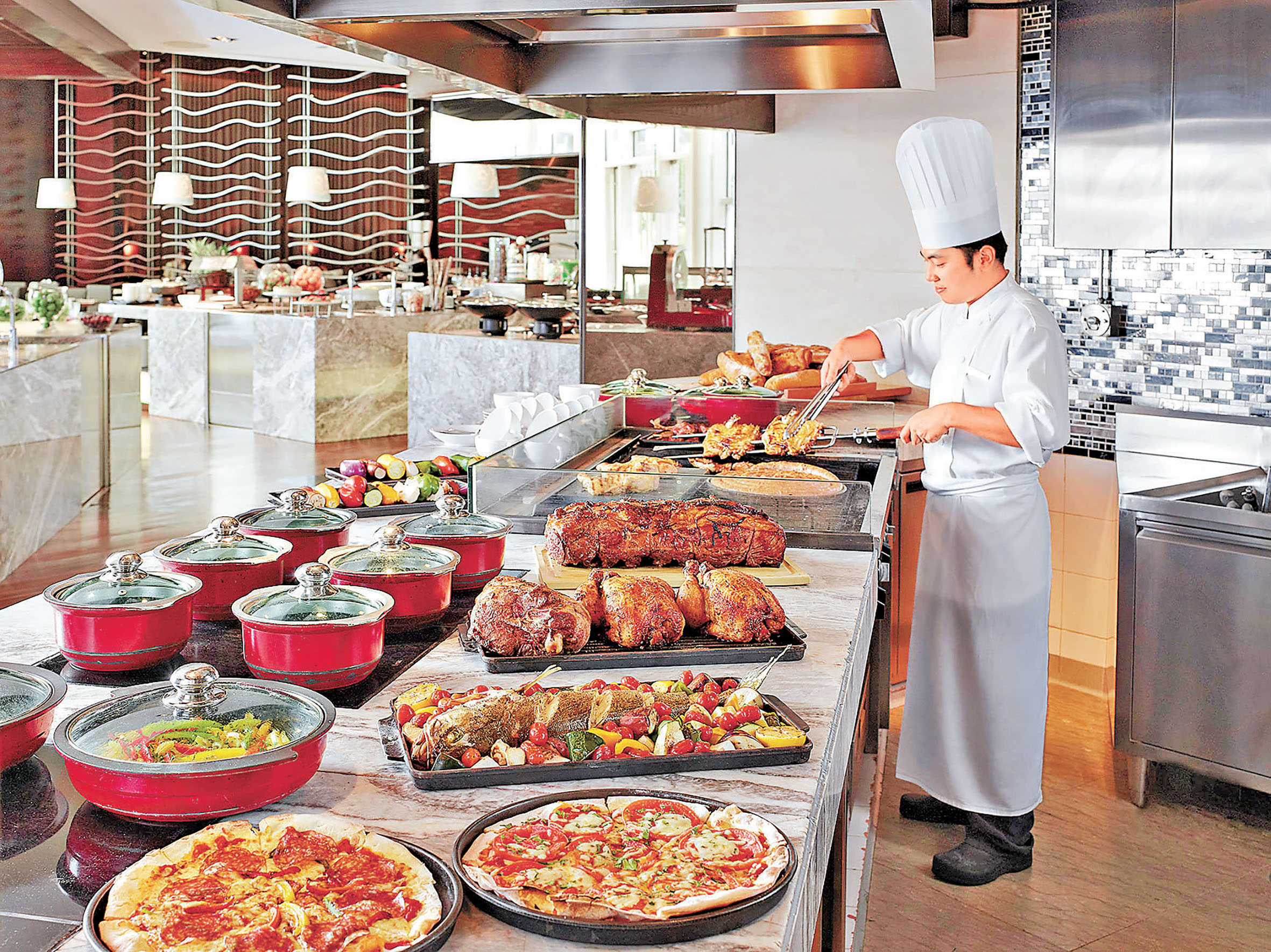 ■香港沙田凱悅酒店一向支持本地產業。