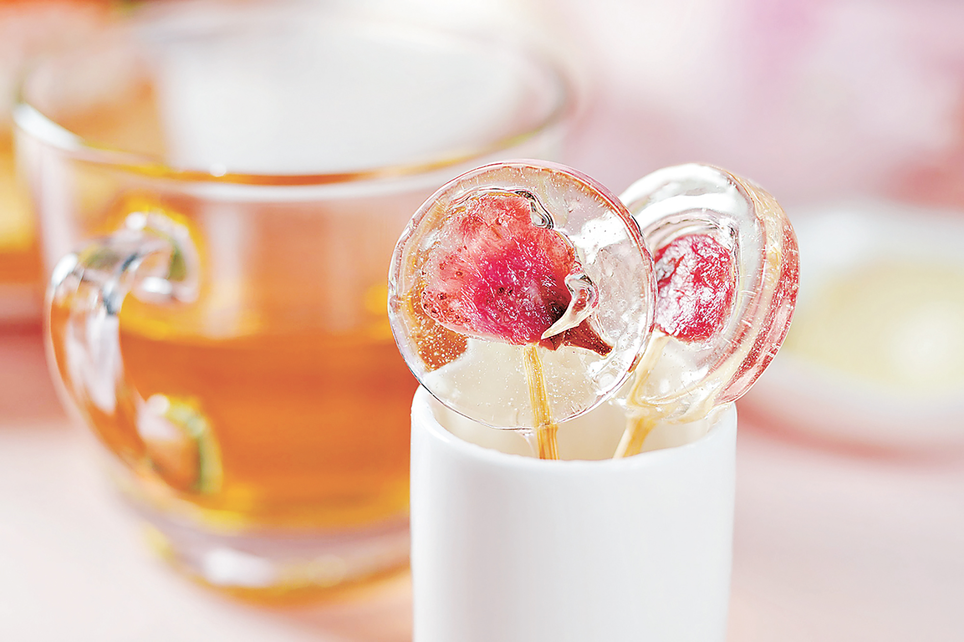 ■日本鹽漬櫻花棒棒糖