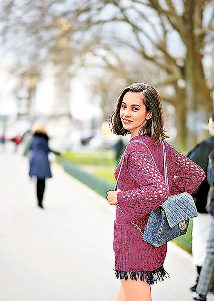 ■水原希子是中古手袋的粉絲。