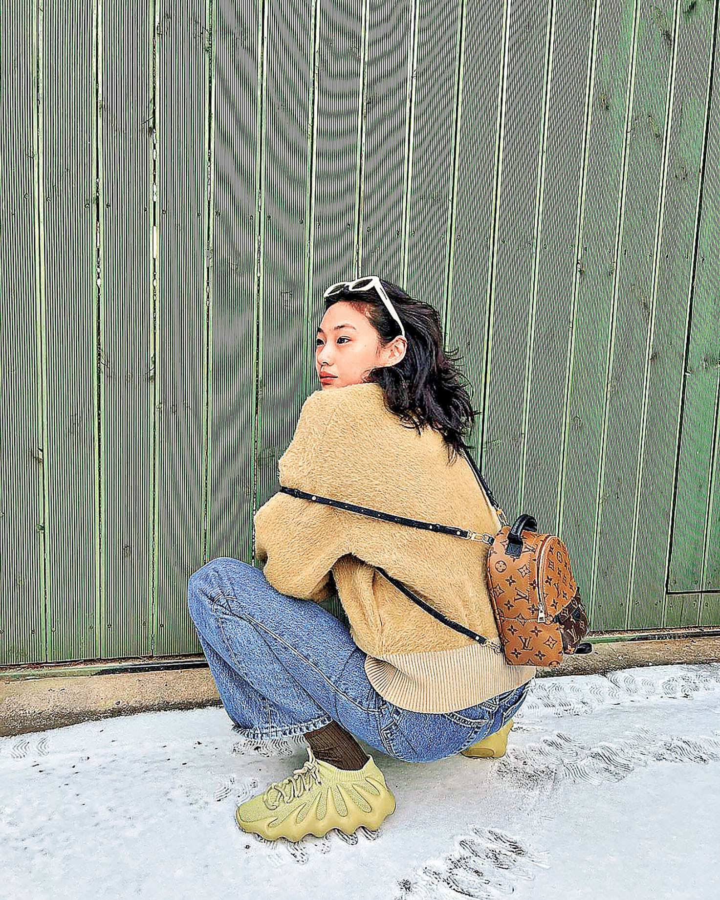 ■鄭浩妍分享其LV中古背包。Ig@@hoooooyeony