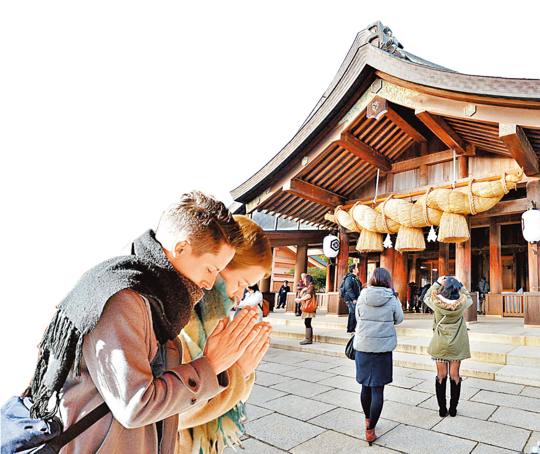 ■外國遊客參拜神社需遵守規矩。