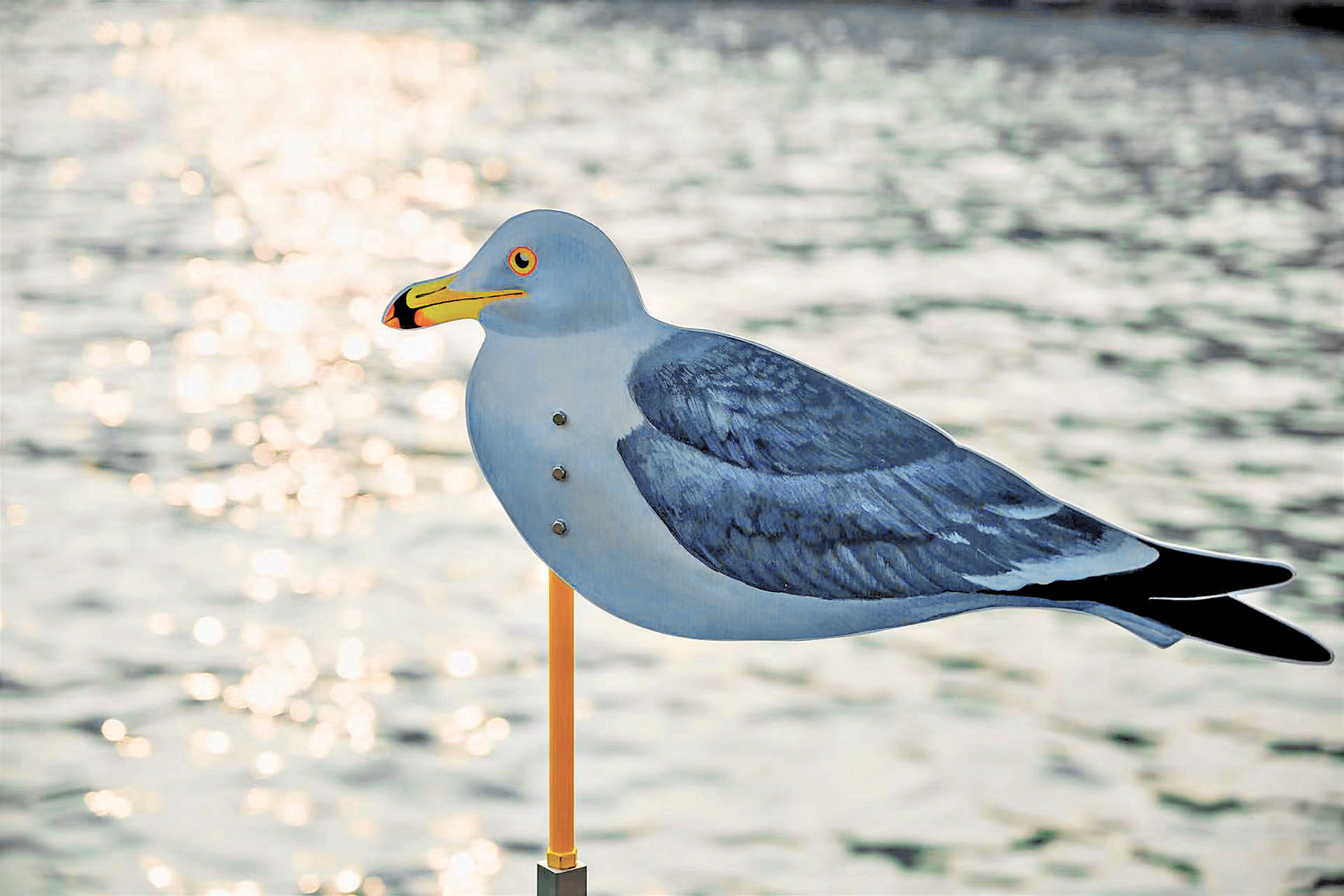 ■「海鷗」不僅是公共藝術裝置，也是風向儀。