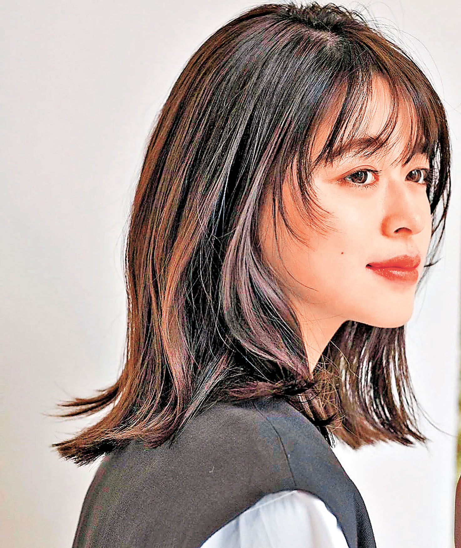 ■超層次法式劉海非常自然。  Ig@hosogram