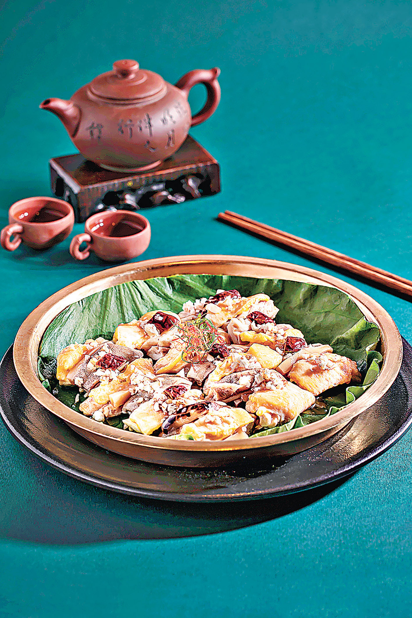 ■銅盤沙薑豬肚污糟雞