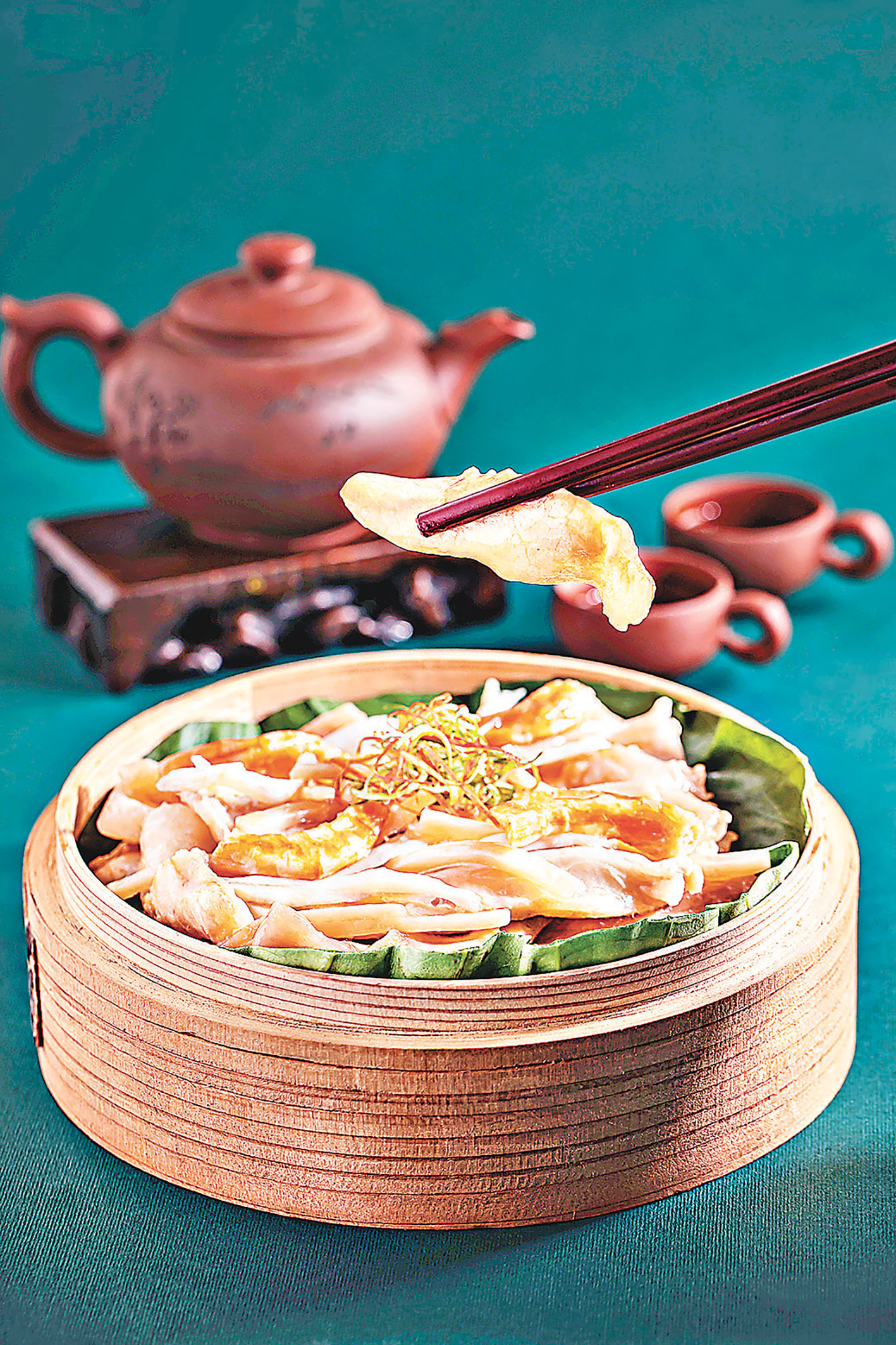 ■籠香大頭菜蒸肉眼筋