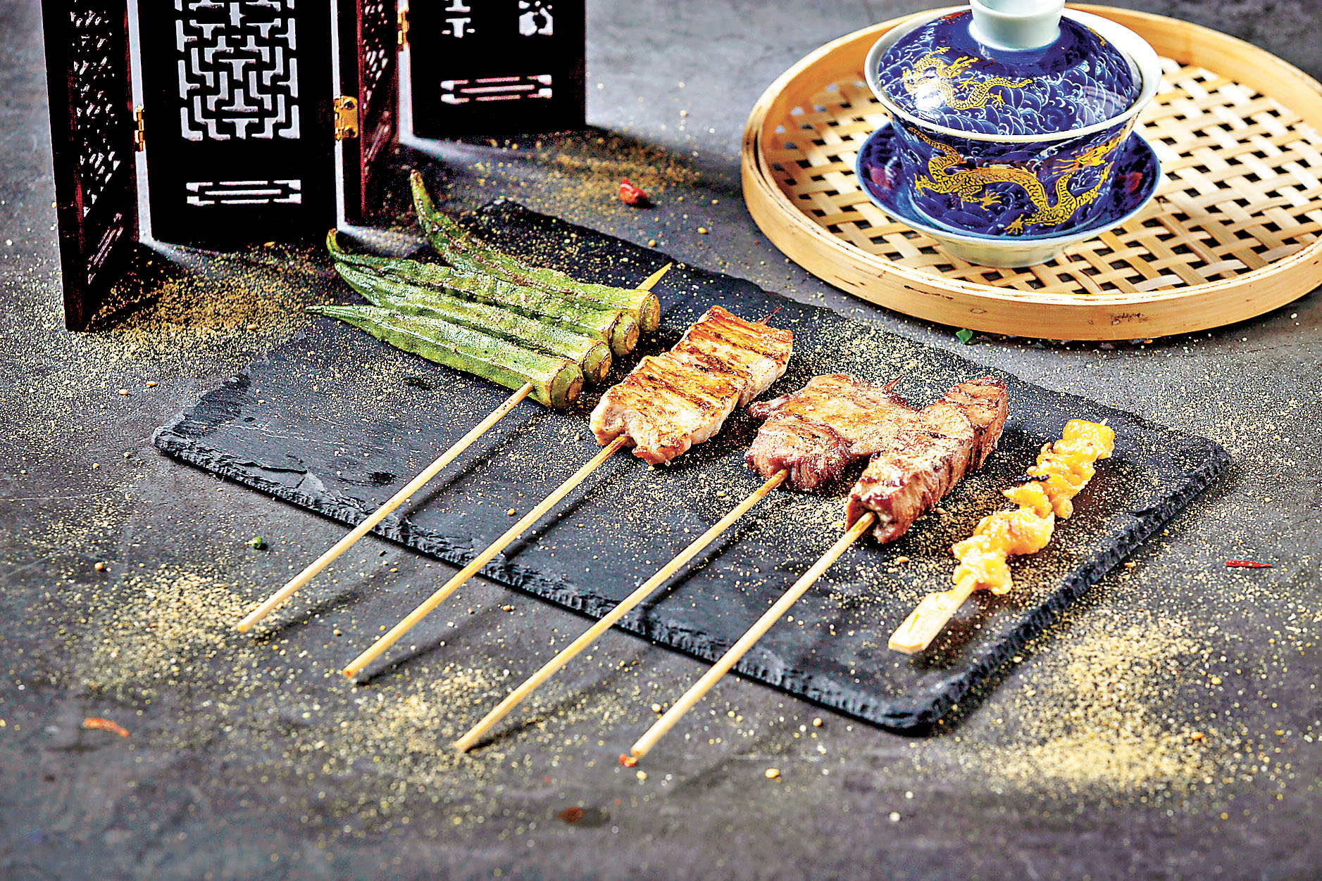 ■人氣串燒有超過40款種類選擇。