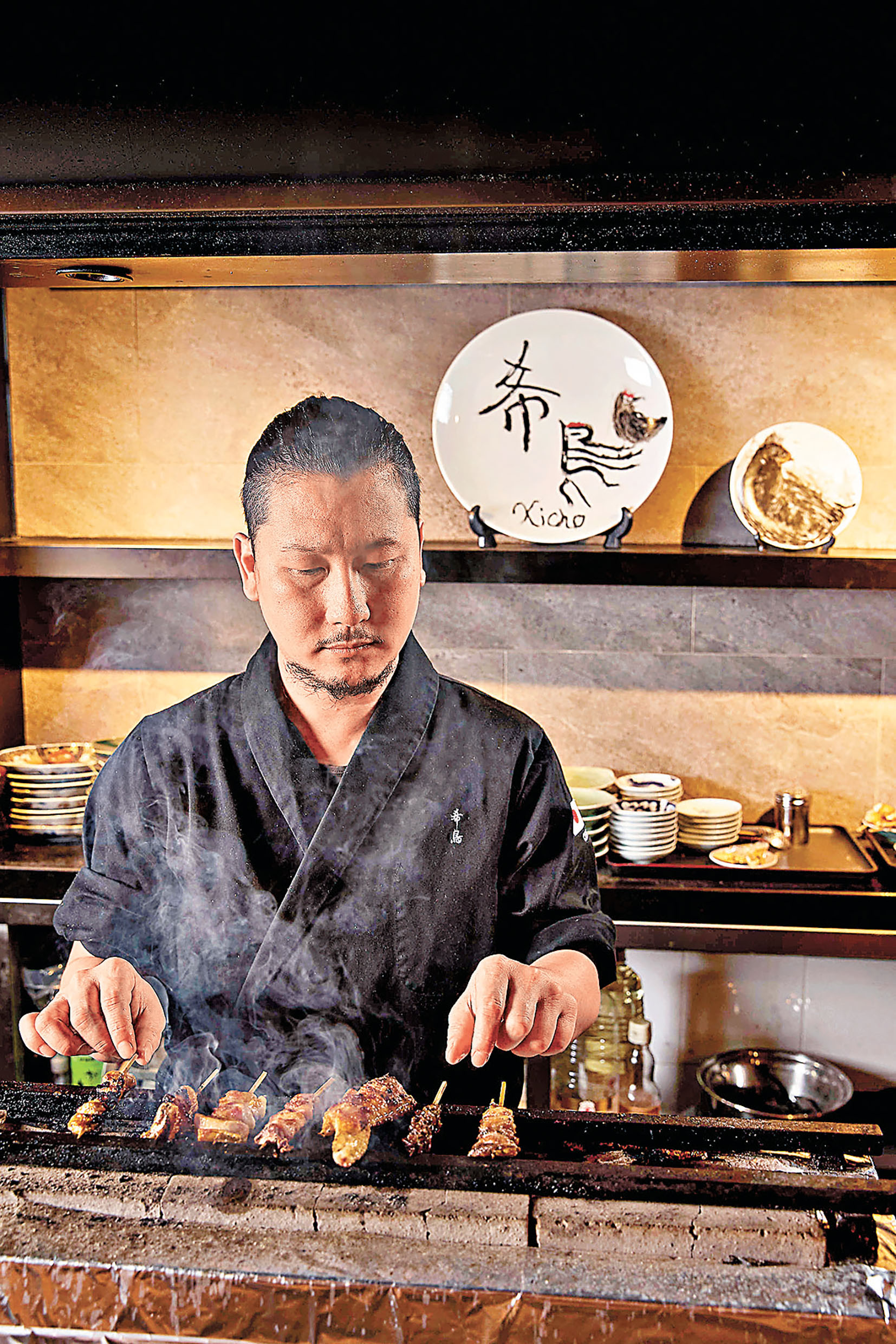 ■店內的燒鳥菜式均採用明爐炭火燒製。