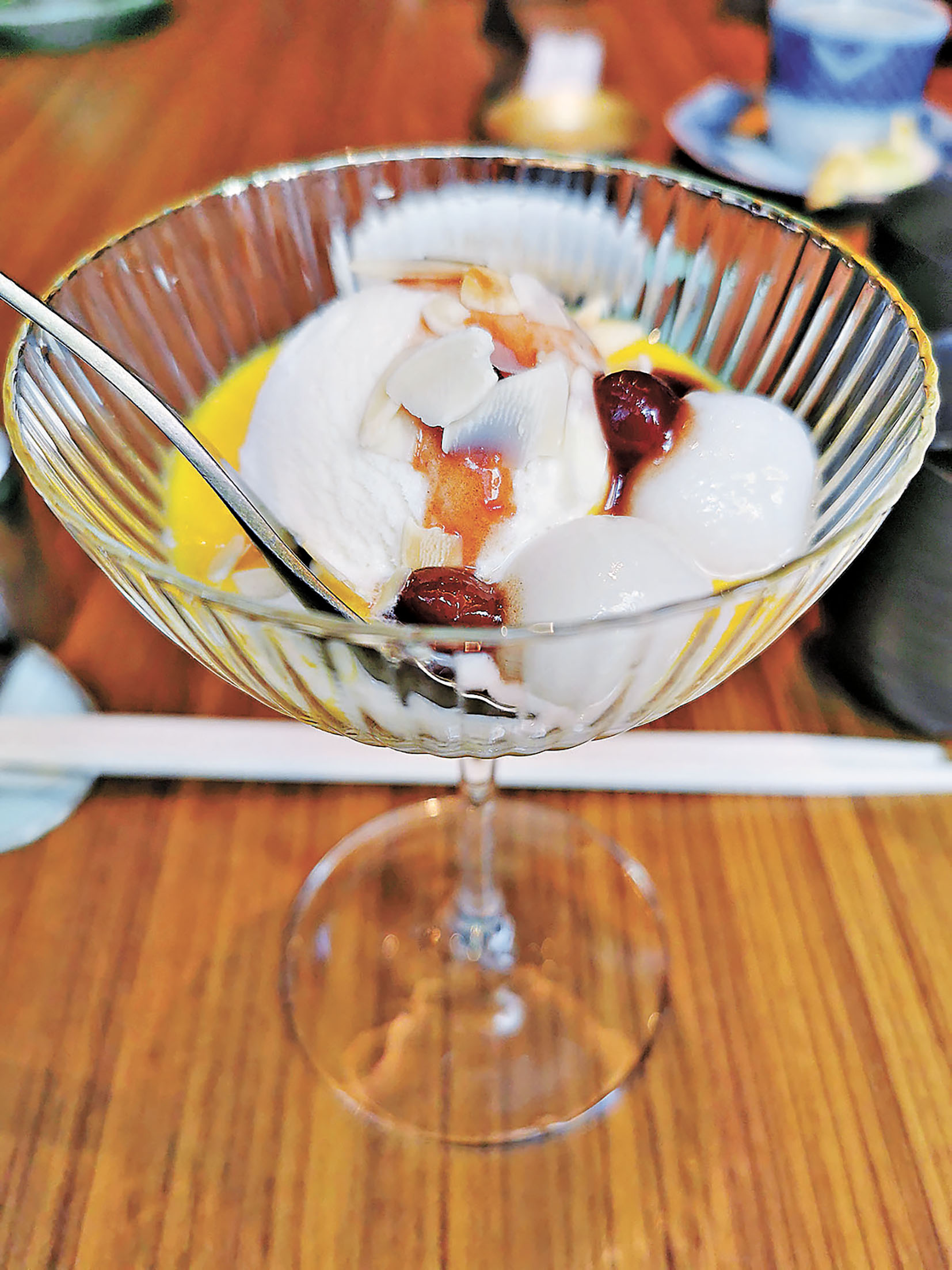 ■南瓜丸子伴豆腐雪糕