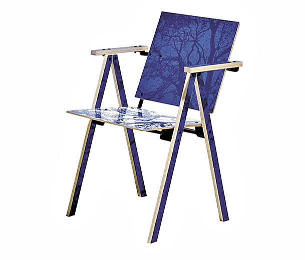 ■椅身充滿藝術氣息。