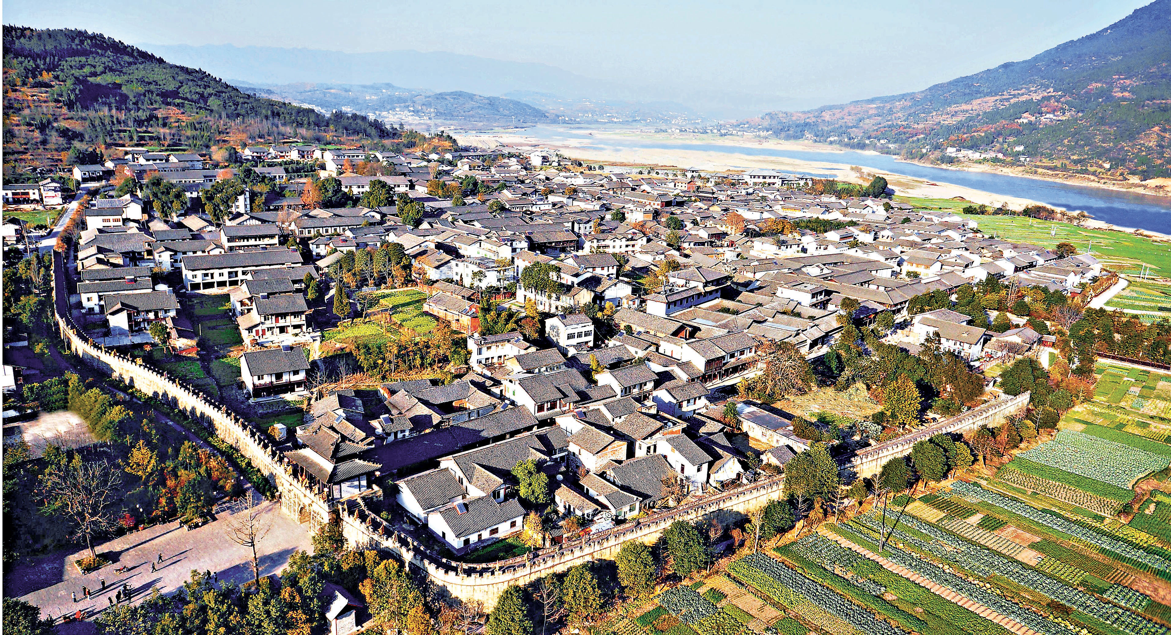 ■昭化古城是保存最好的唯一一座三國古城。