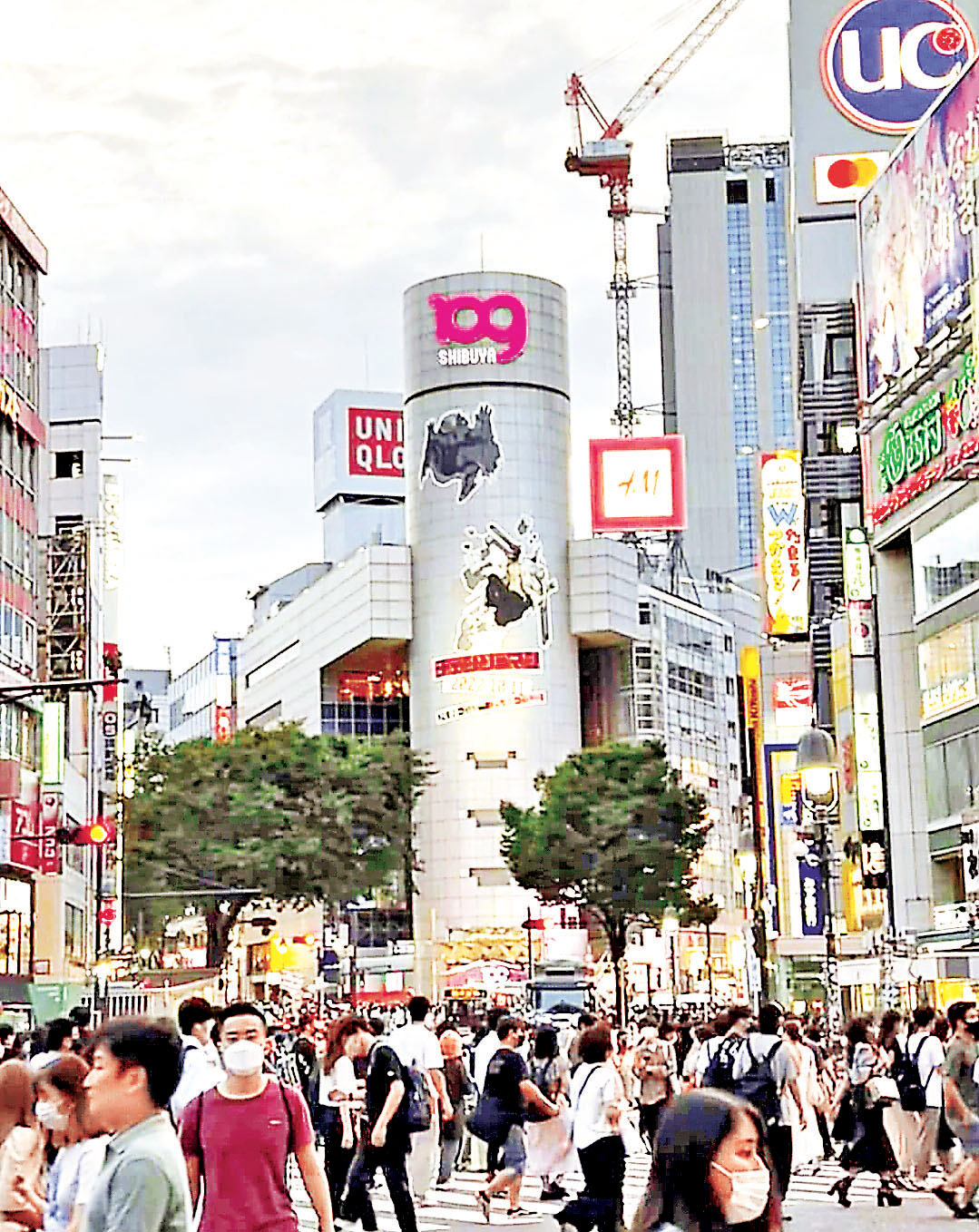 ■涉谷109大廈乃當地辣妹朝聖地。