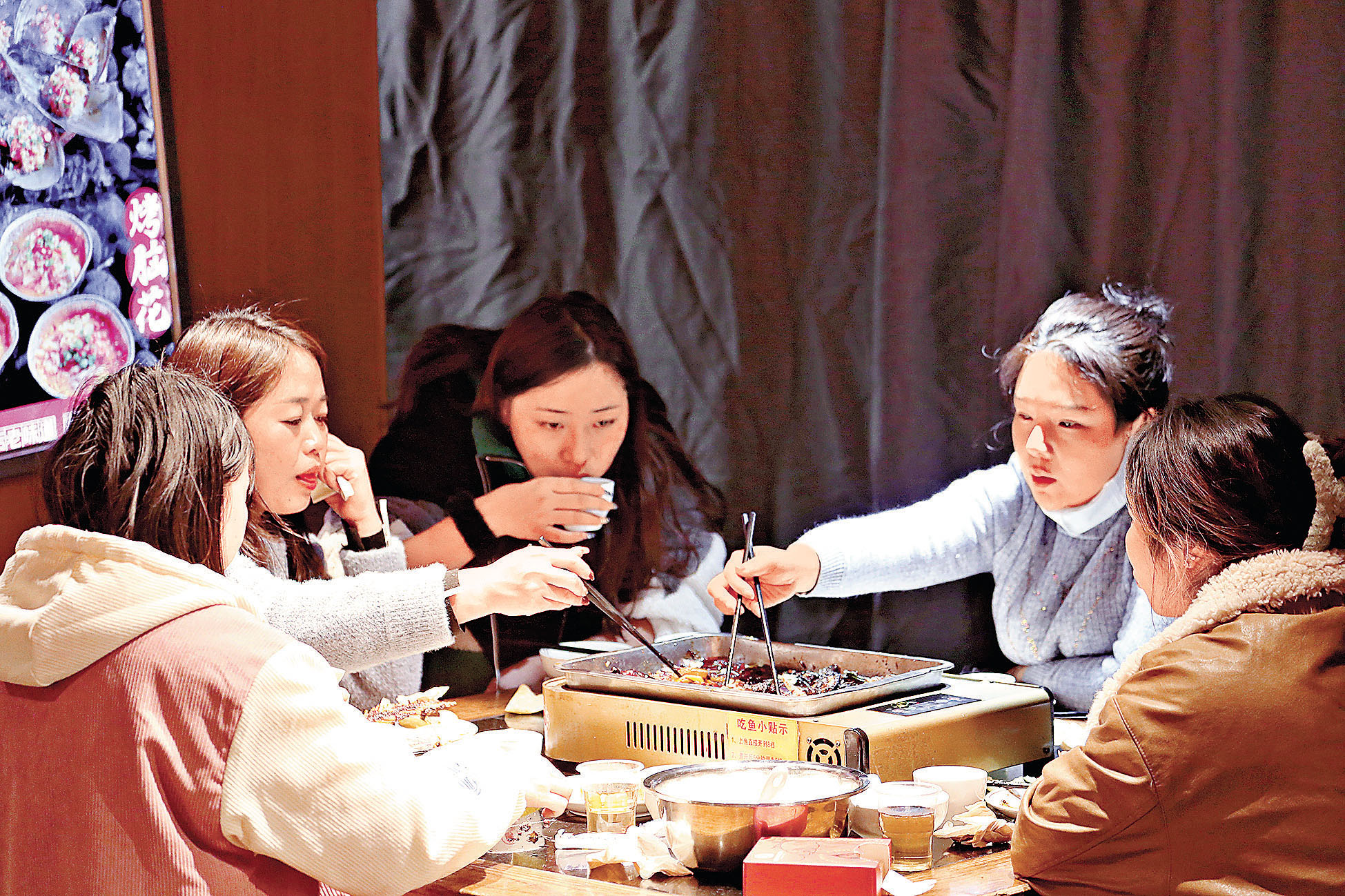 ■乾香乾香的烤魚十分符合貴陽人的口味。