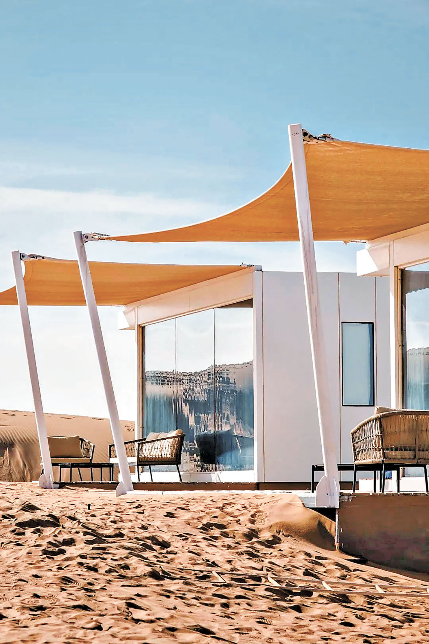 ■沙漠客房設計美觀。