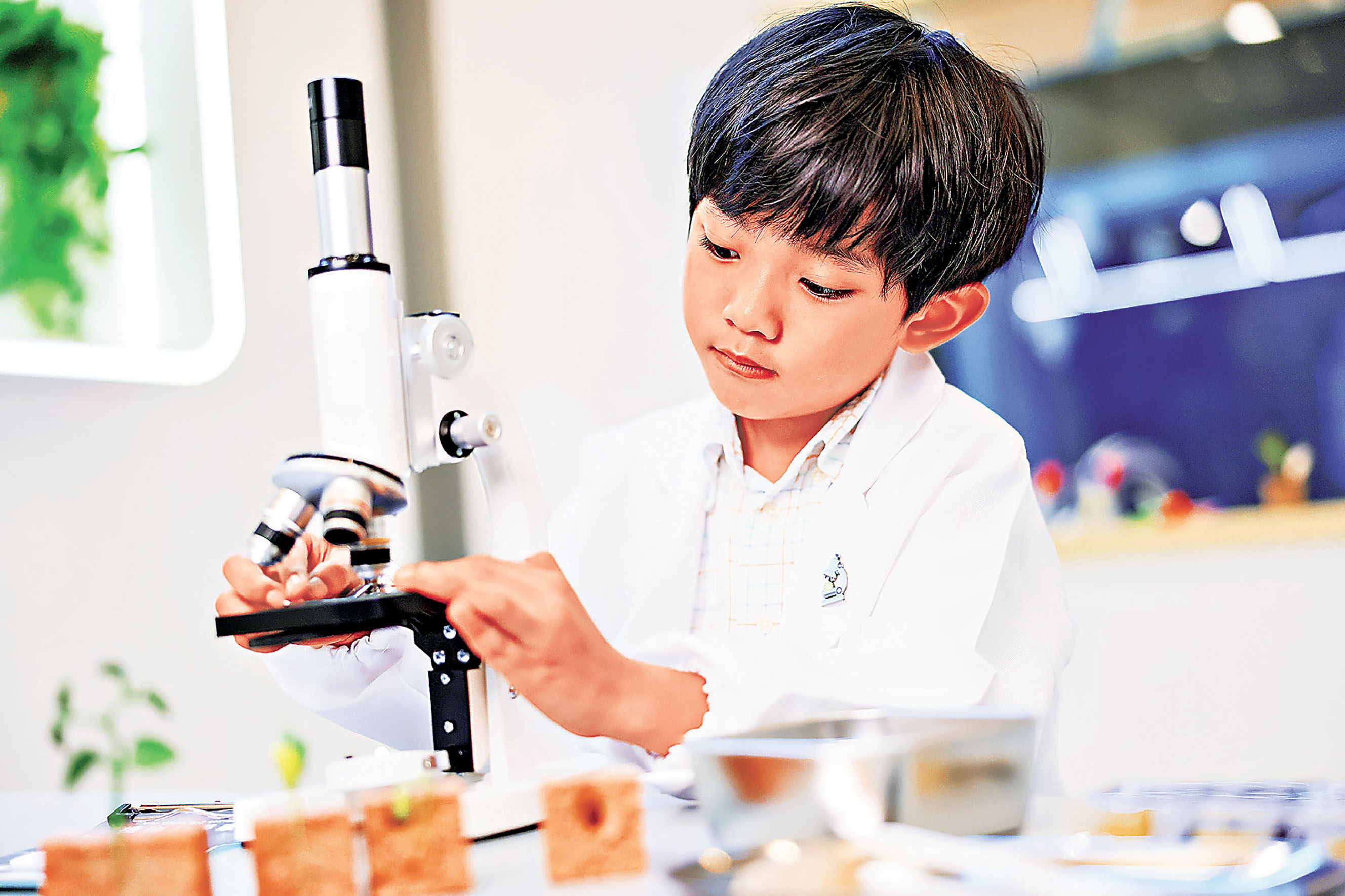 ■男生多喜歡做「植物科學家」。