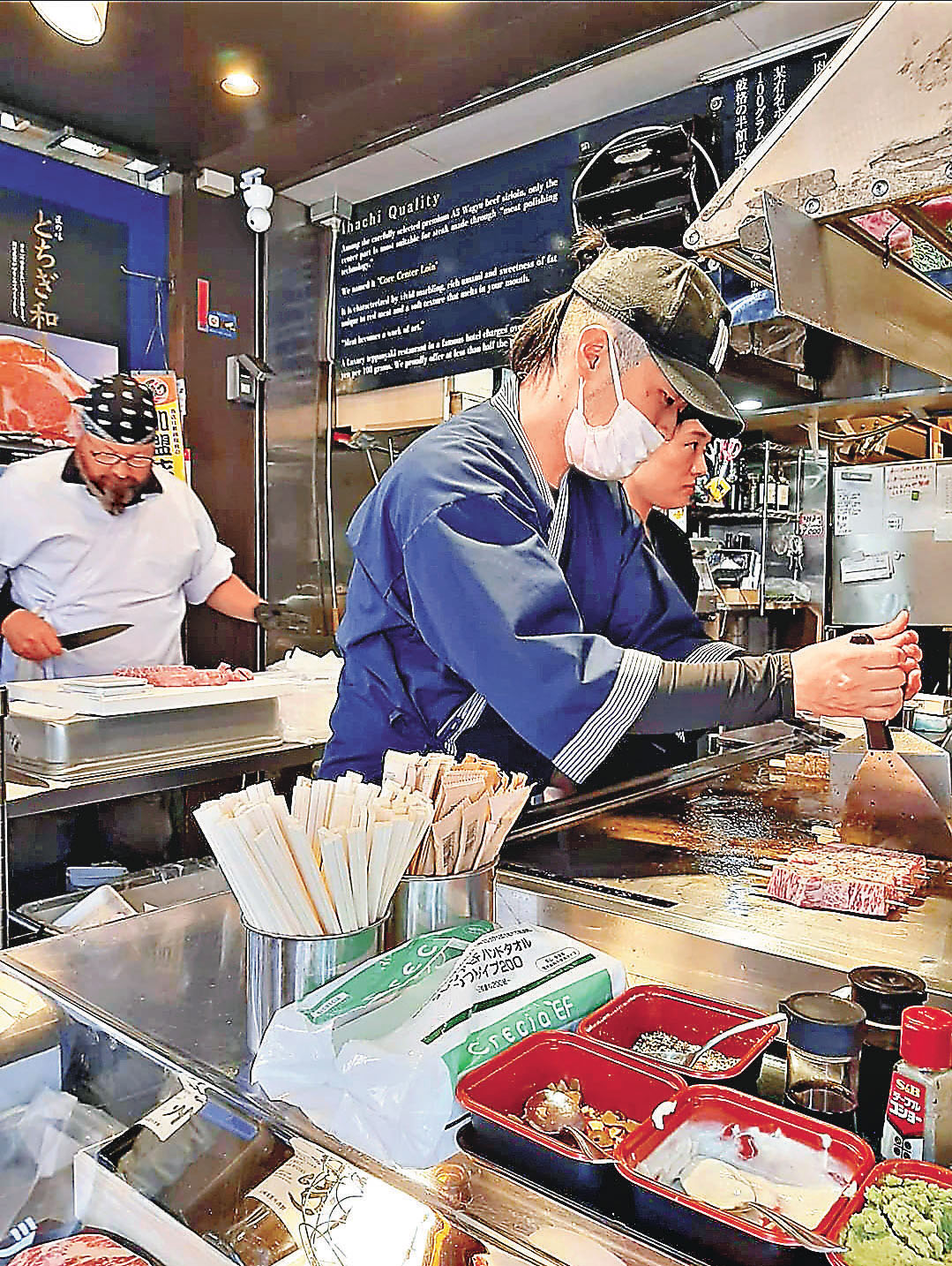 ■蜻蜓屋串燒店海鮮及和牛串燒最受歡迎。