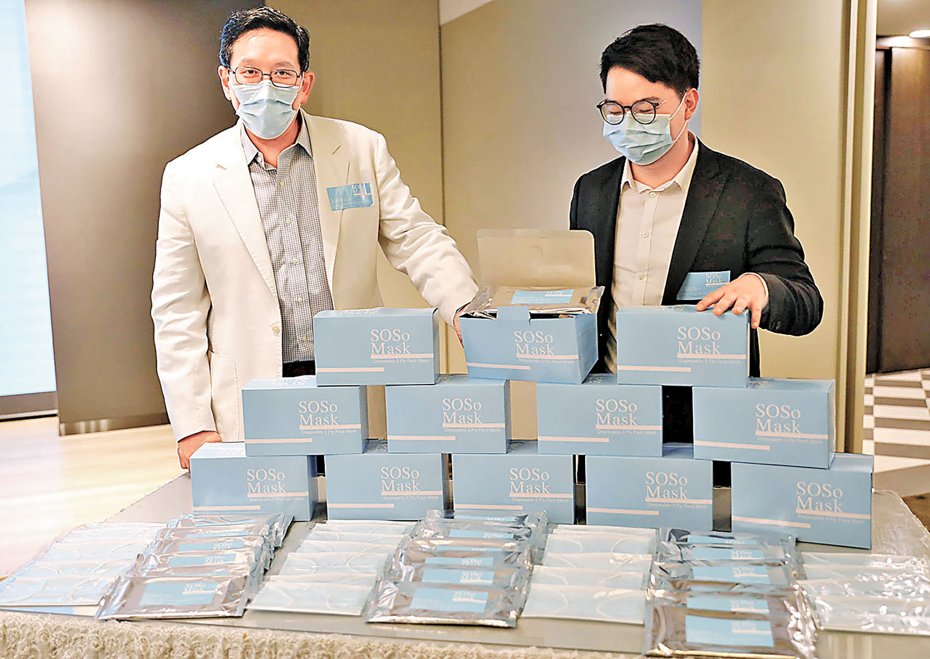 ■SOSo Mask將會繼續生產口罩,直到疫情完全過去。 資料圖片