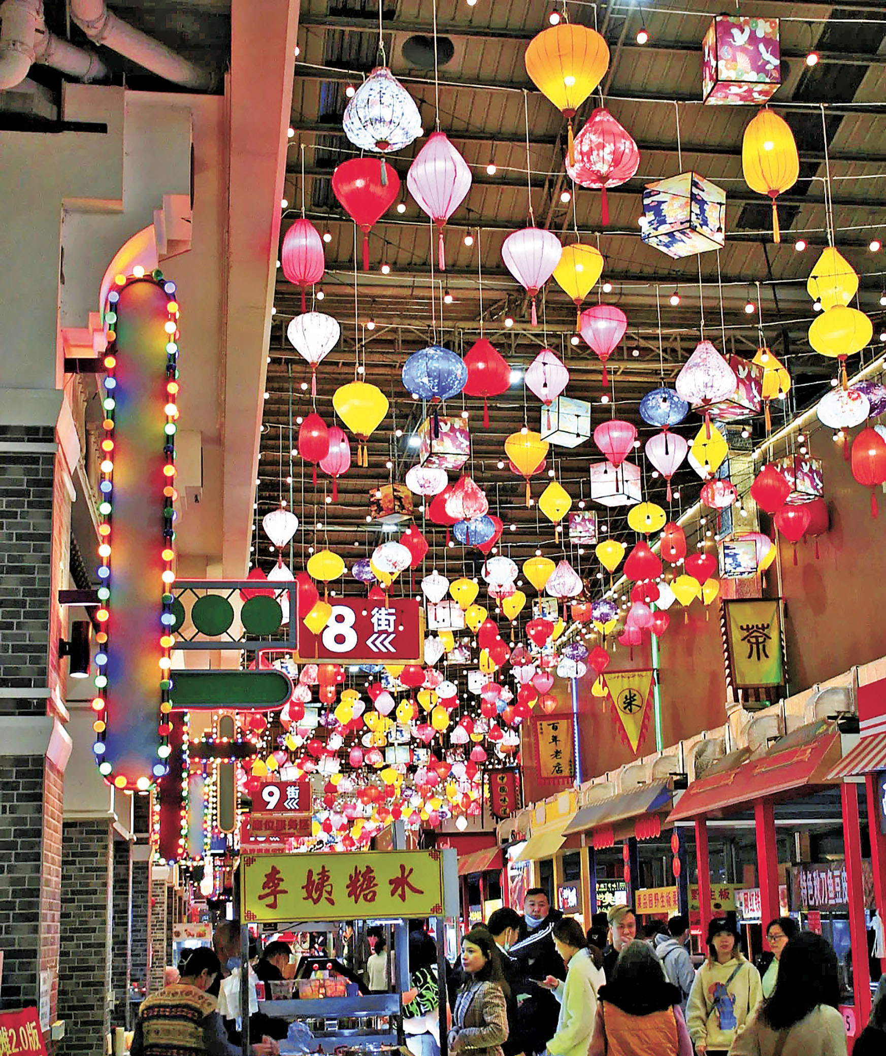 ■廈滘夜市是廣州人氣最旺的夜市之一。 小紅書