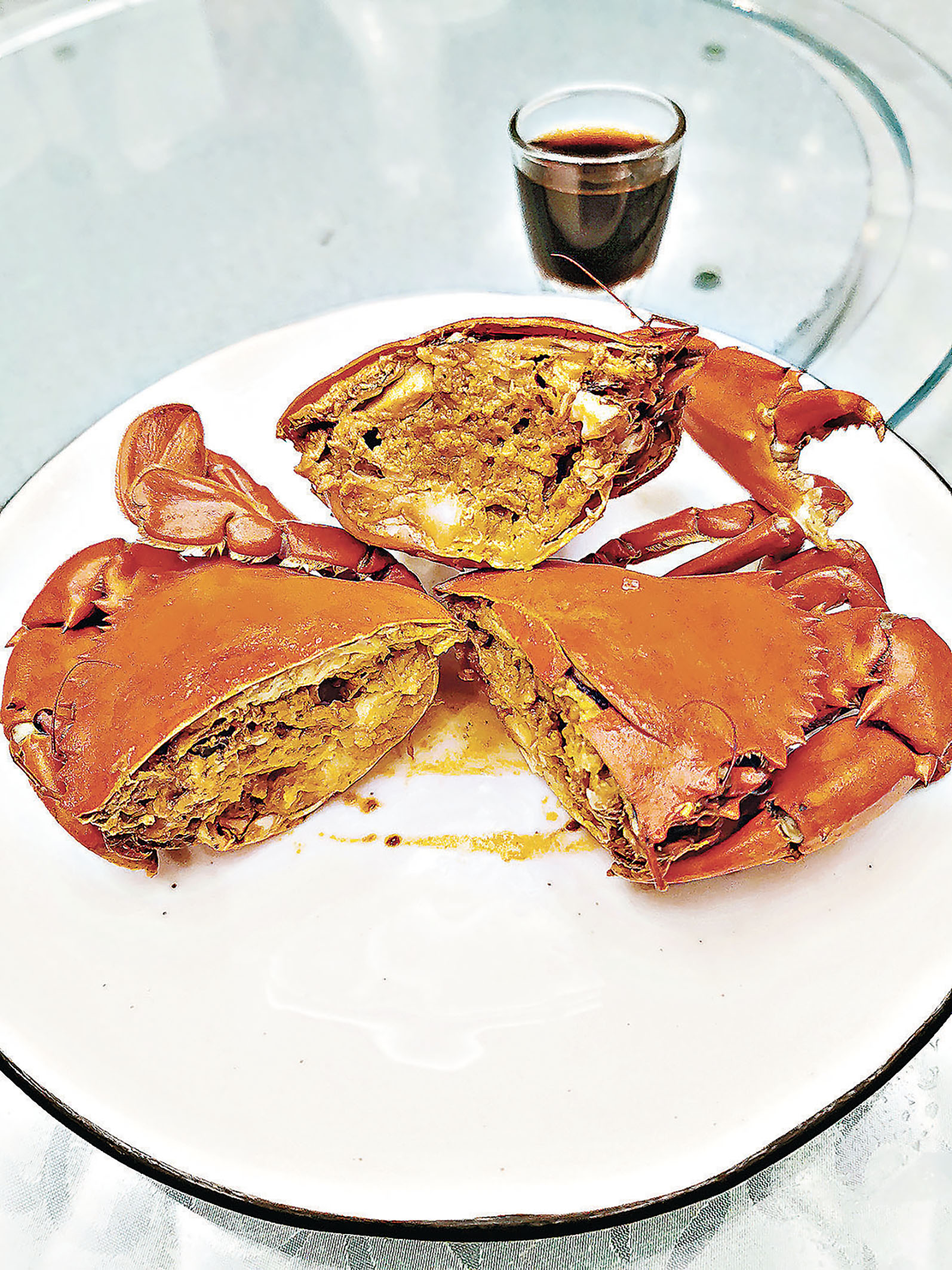 ■岩鹽焗奄仔蟹