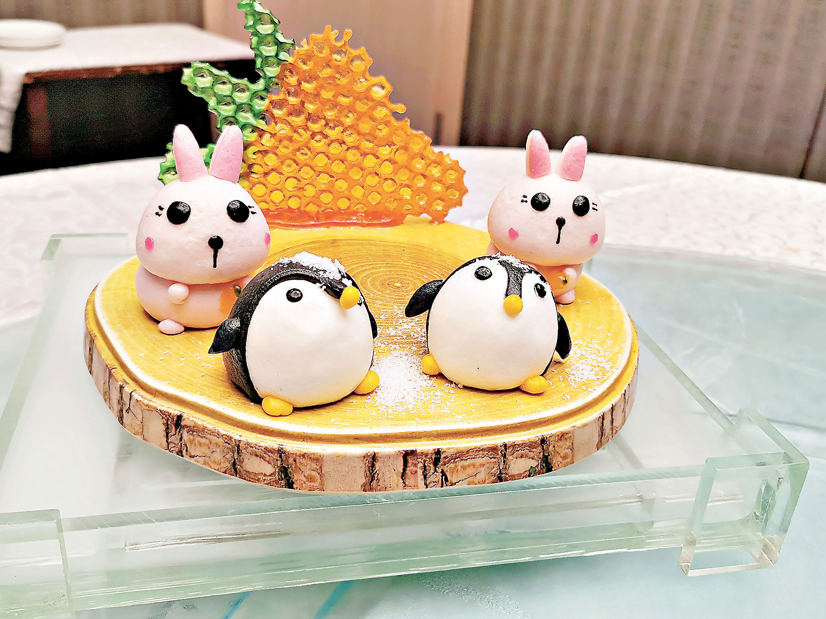 ■可愛的公仔點心