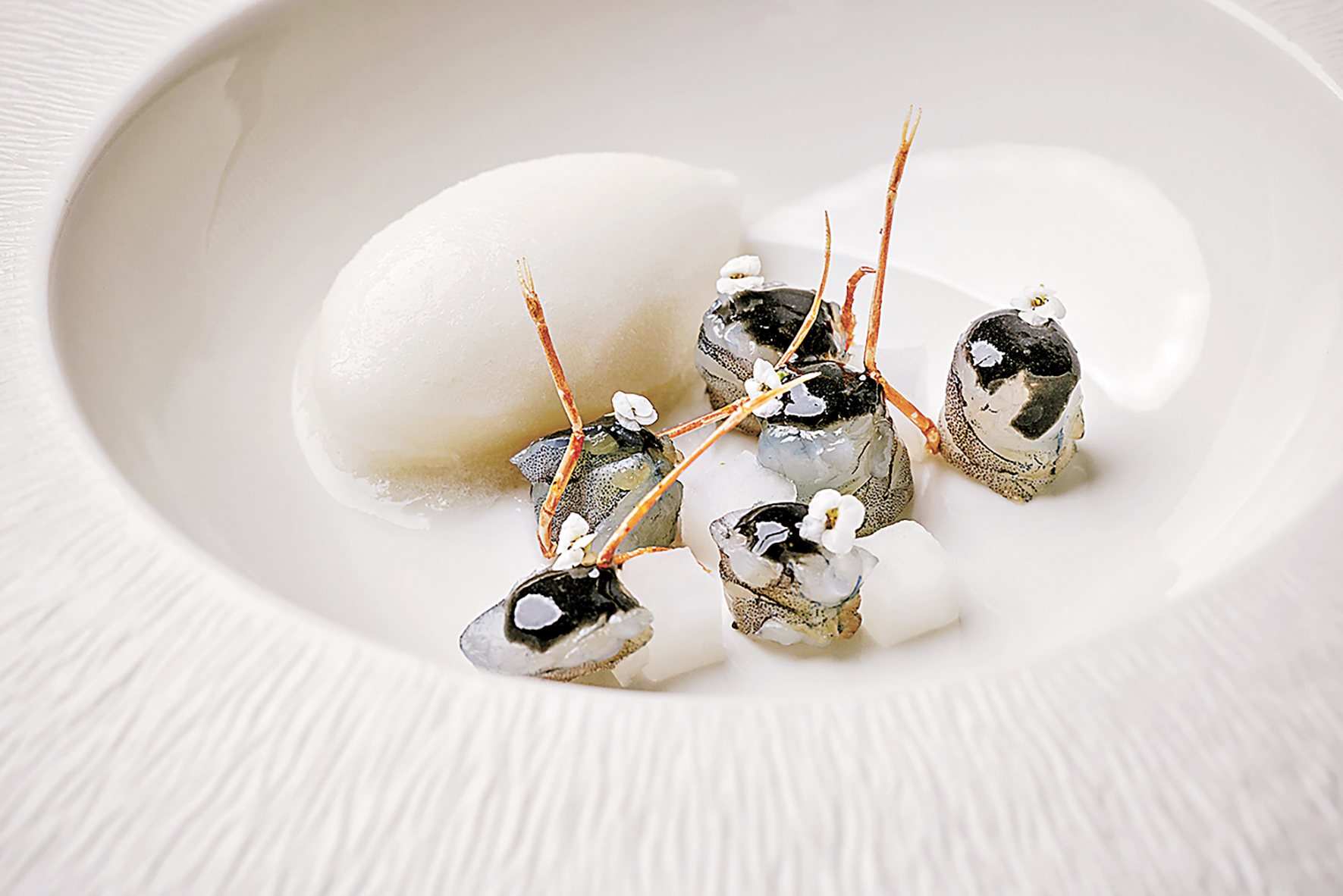 ■「三蝦圖」配搭清爽獨特。