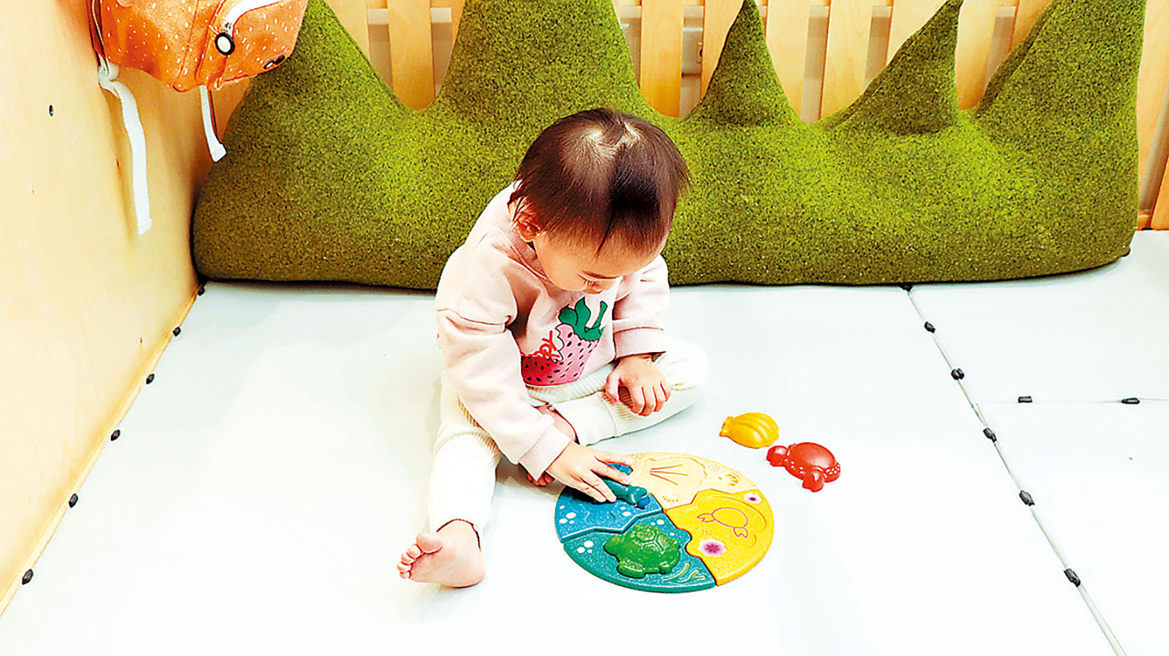 ■教育寶寶要懂得愛惜玩具。