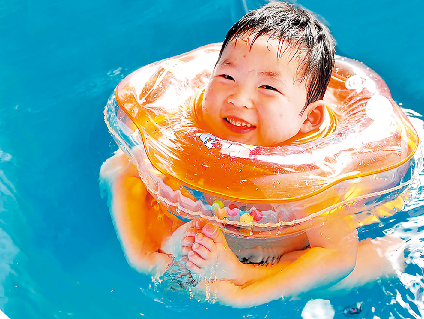 ■孩子們喜歡玩水，但他們要知道節省用水。