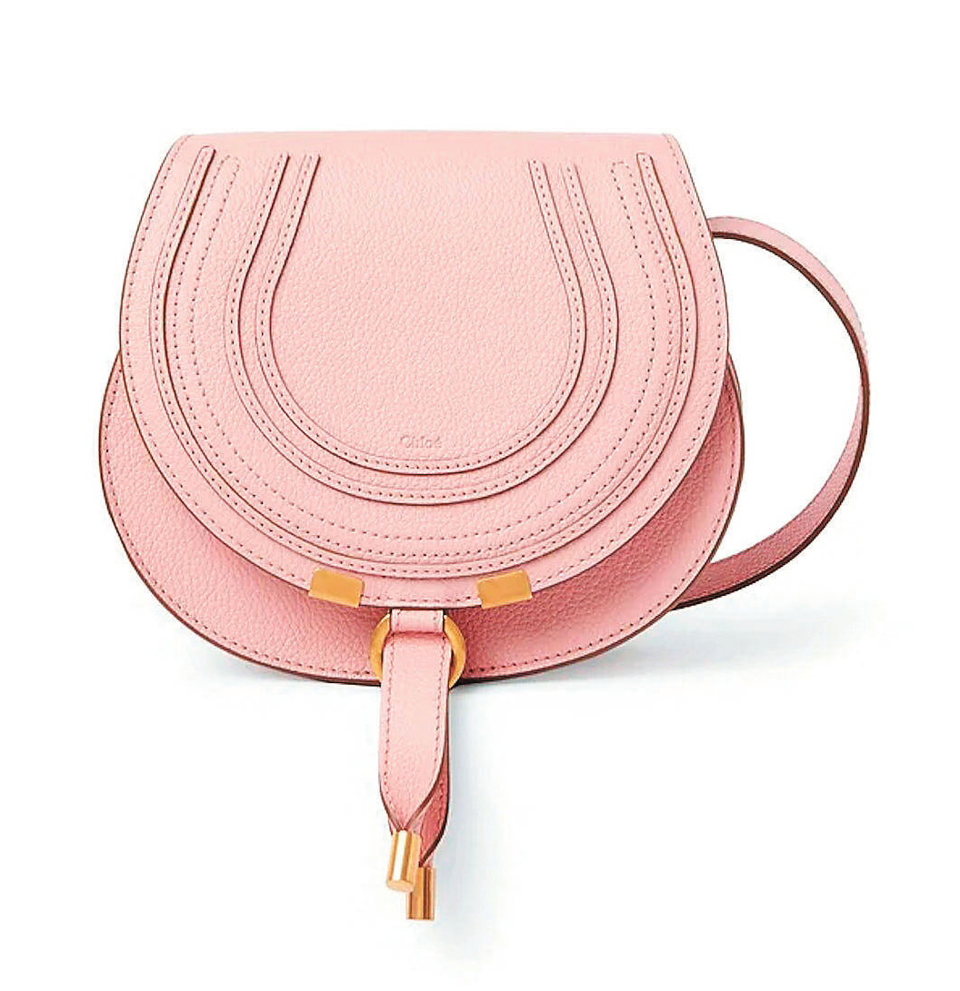 ■Chloé Marcie小號馬鞍包設計具法式風情。