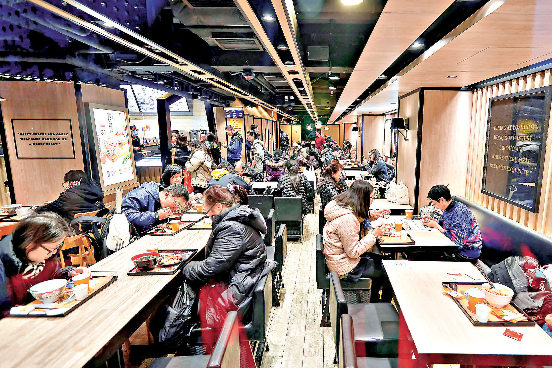 ■即使打風，過往有小部分餐廳維持服務。