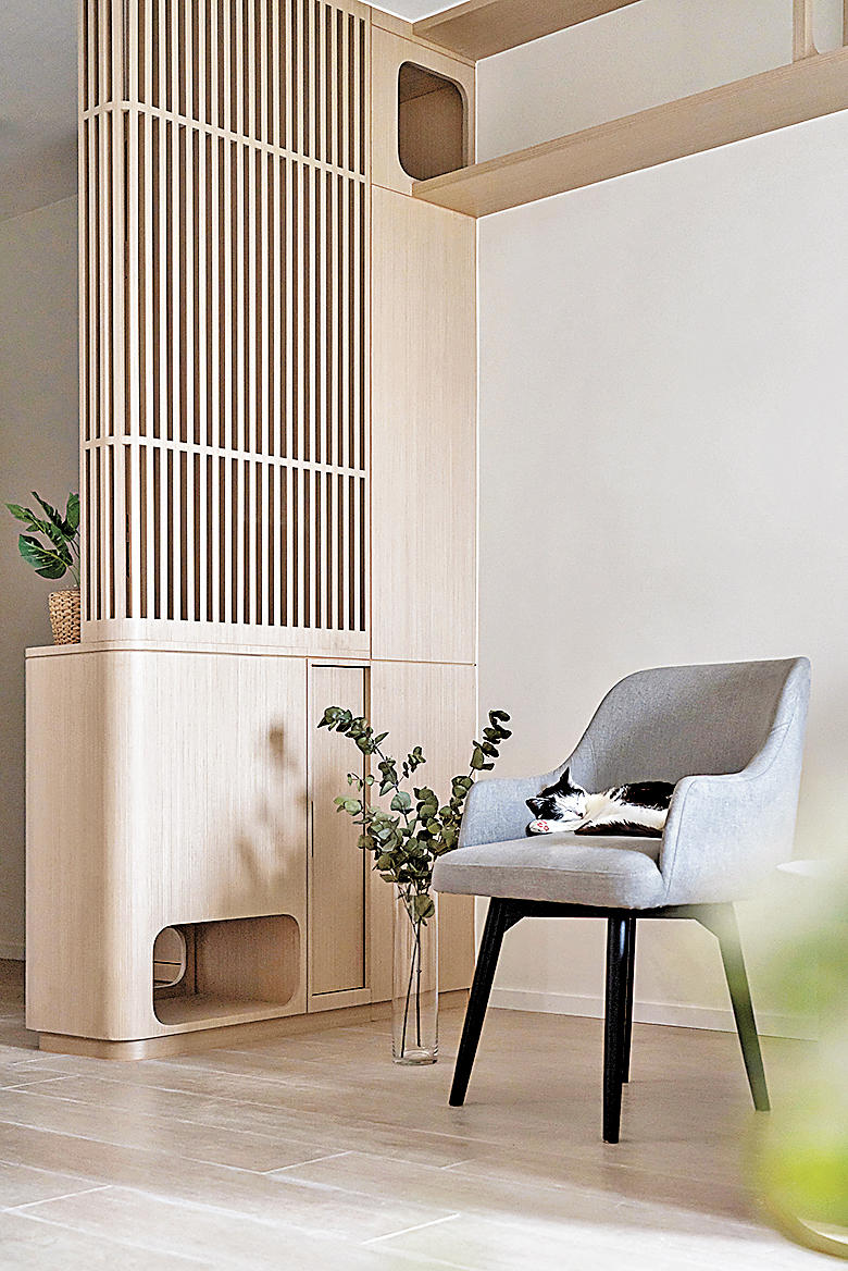 ■戶主要求的門口屏風。