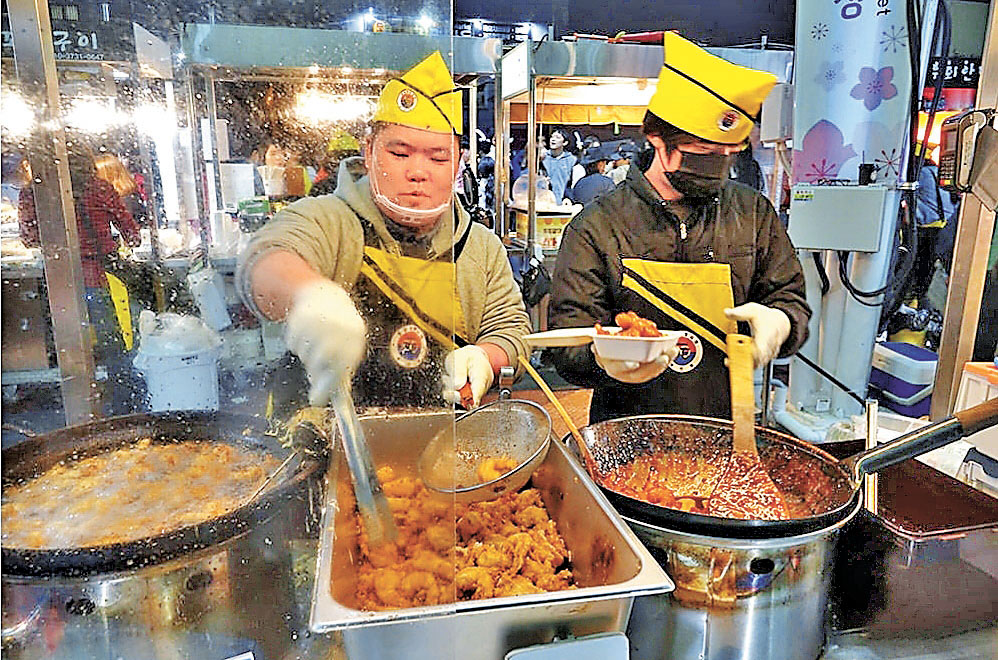 ■辣醬炸蝦鮮炸惹味。