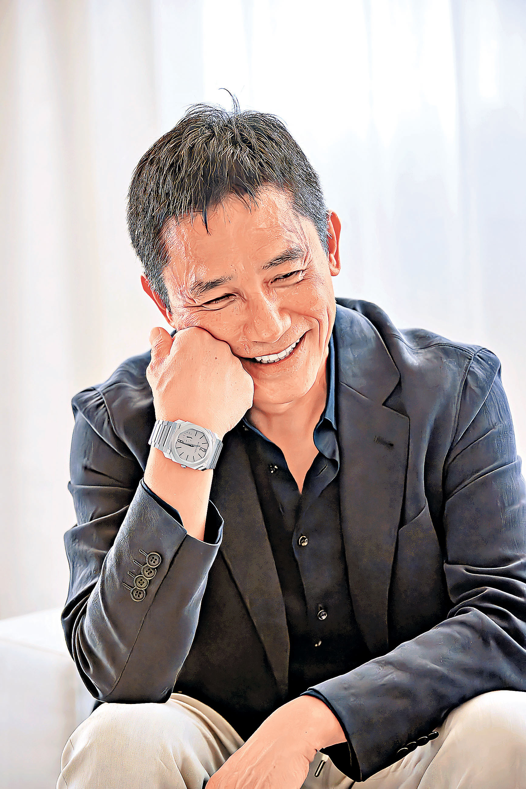 ■梁朝偉佩戴Octo Finissimo腕錶現身威尼斯電影節。