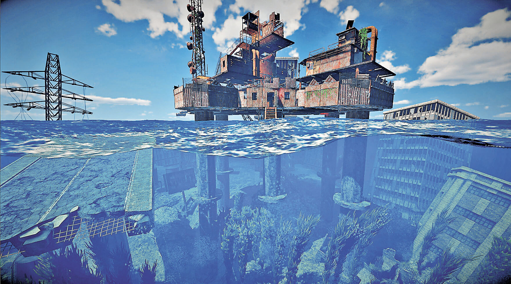 ■當大部分城市被淹沒，人類要如何生存？