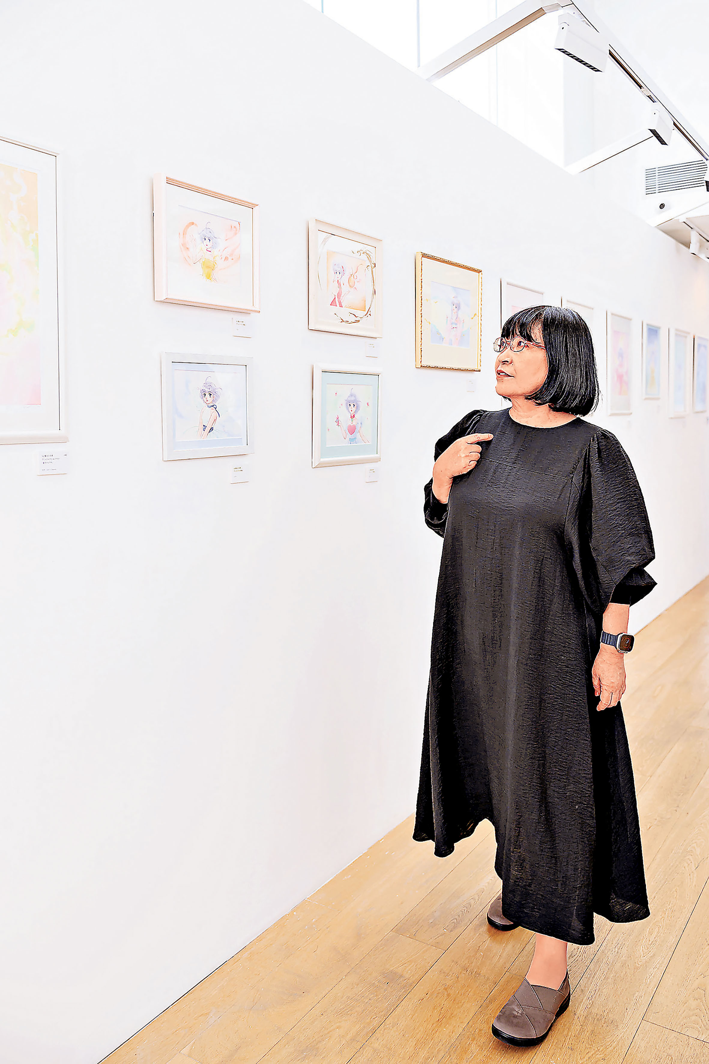 ■高田明美睽違31年再度來港舉辦個人原畫展。  海港城供圖