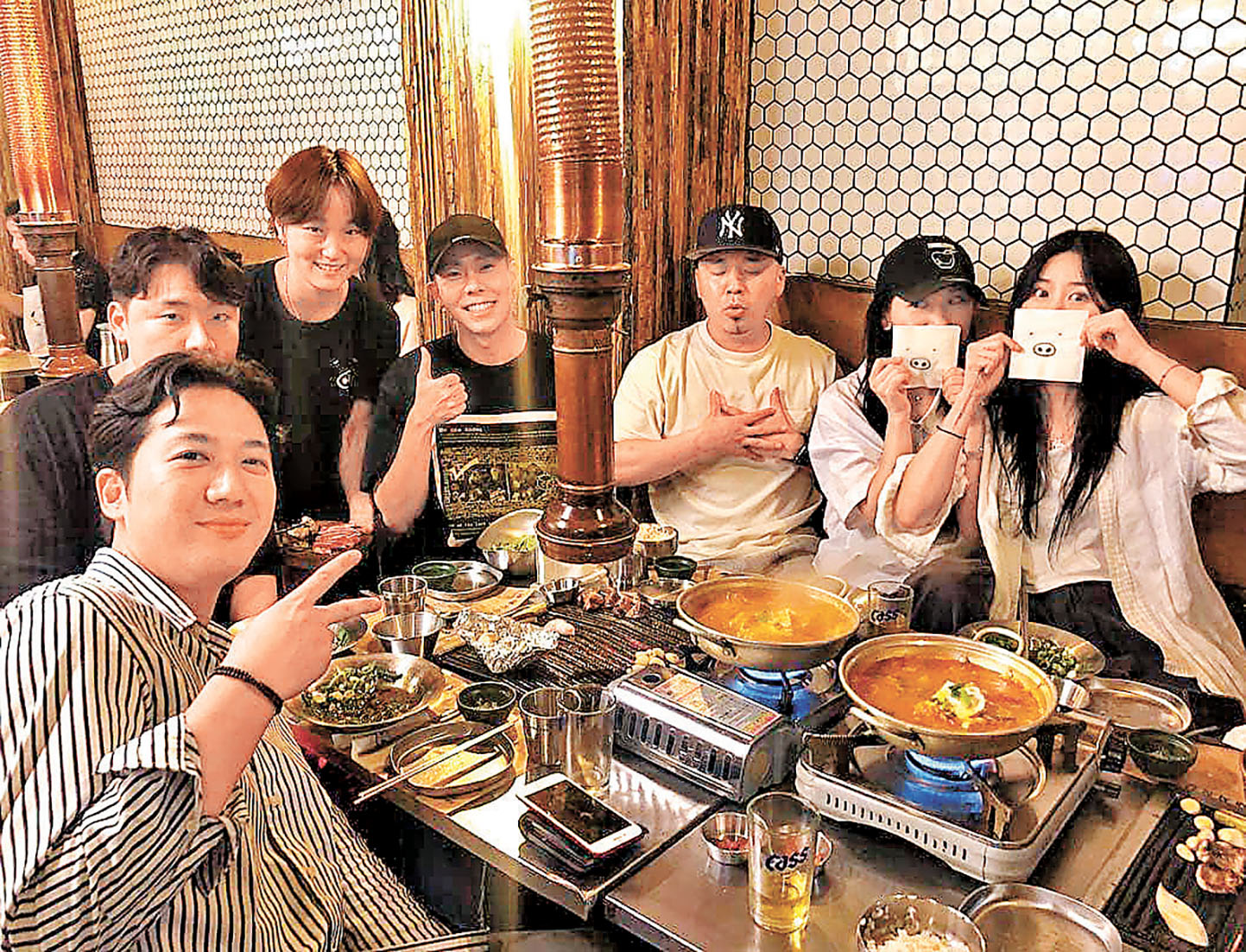 ■韓國人最愛一大班朋友一起去嘆烤豬肉及豬肉泡菜湯。