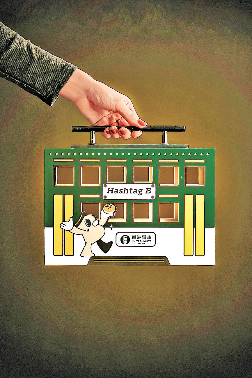 ■變身成電車造型燈籠。