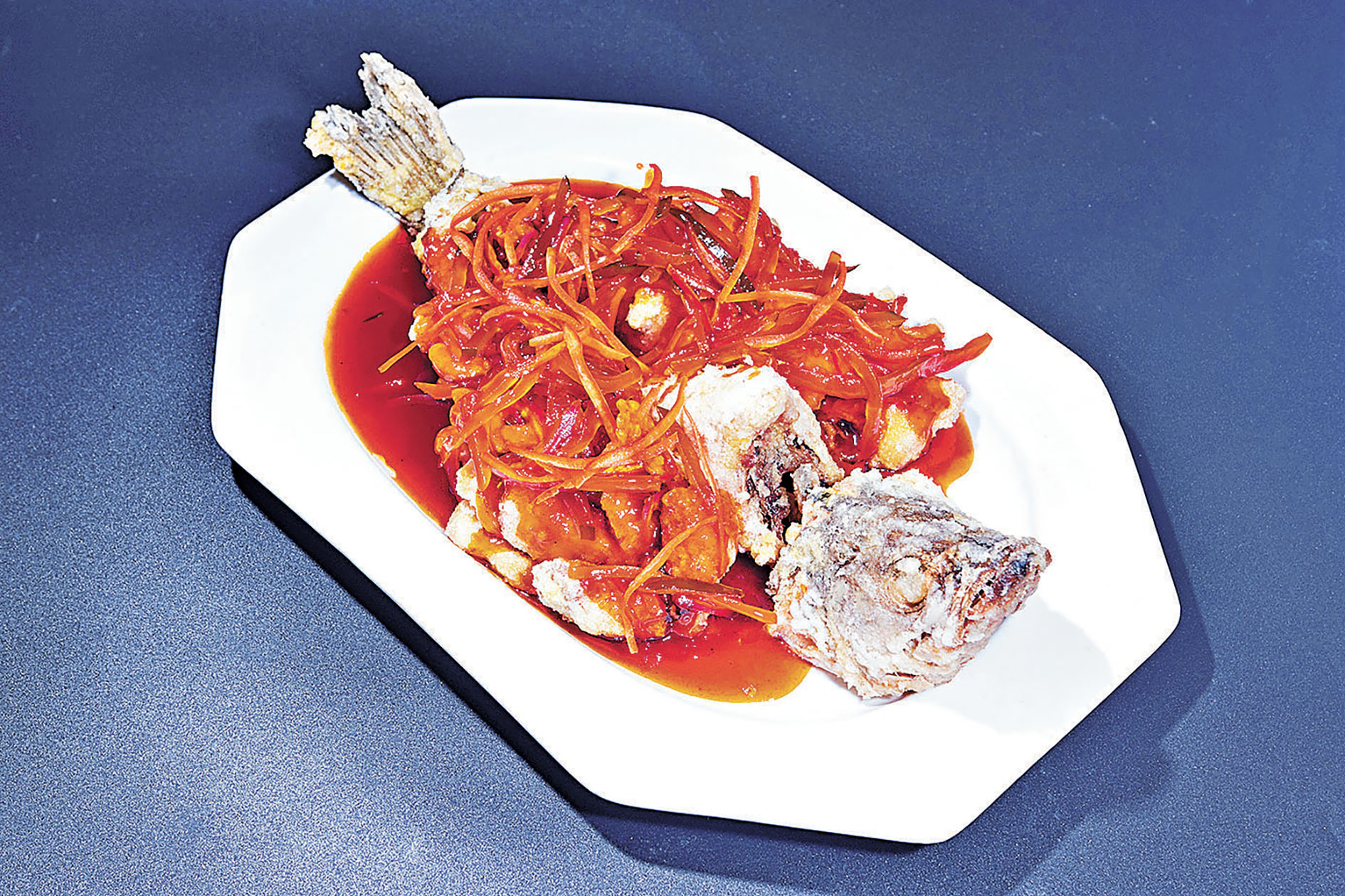 ■熹松子魚，醒胃可口。