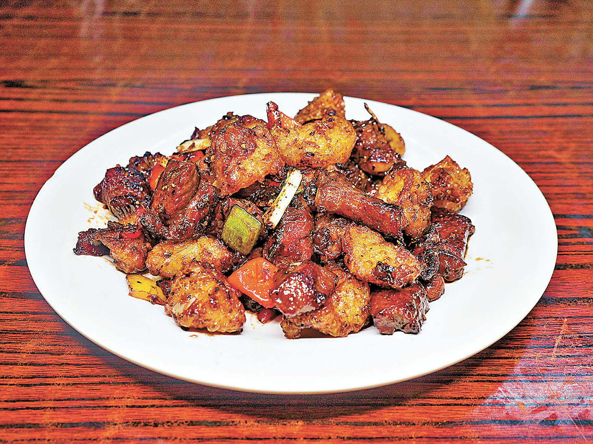 ■黑椒薯仔牛柳粒令人吃到停不了口。