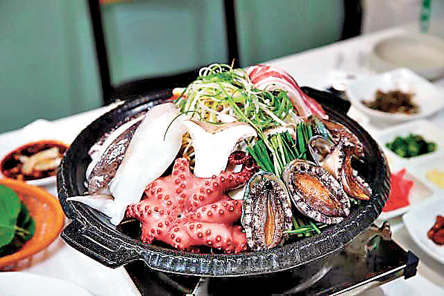 ■麗水著名海鮮美食—章魚三合。