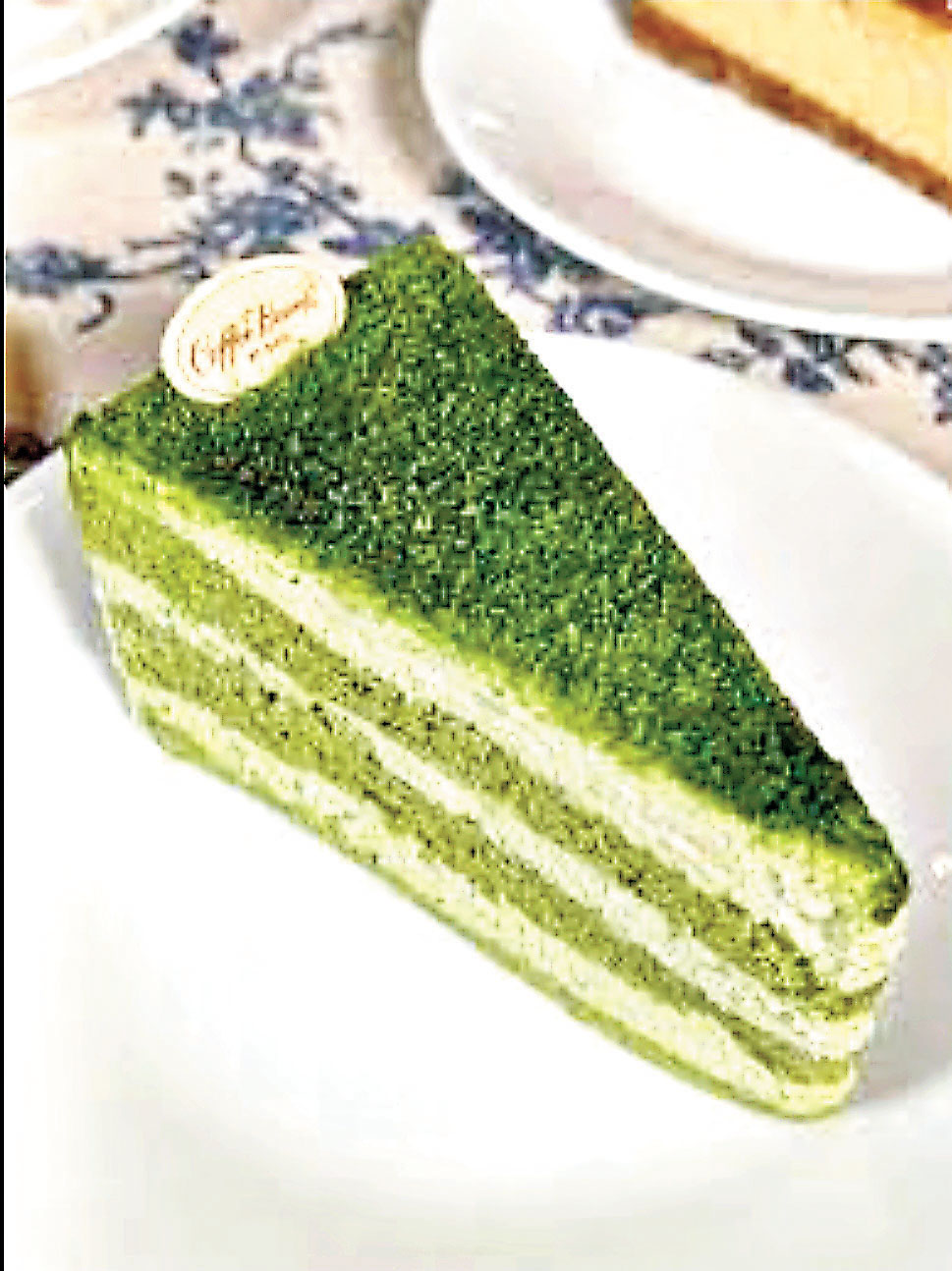 ■COFFEE BEANS By Dao的綠茶蛋糕，店內熱門甜點。