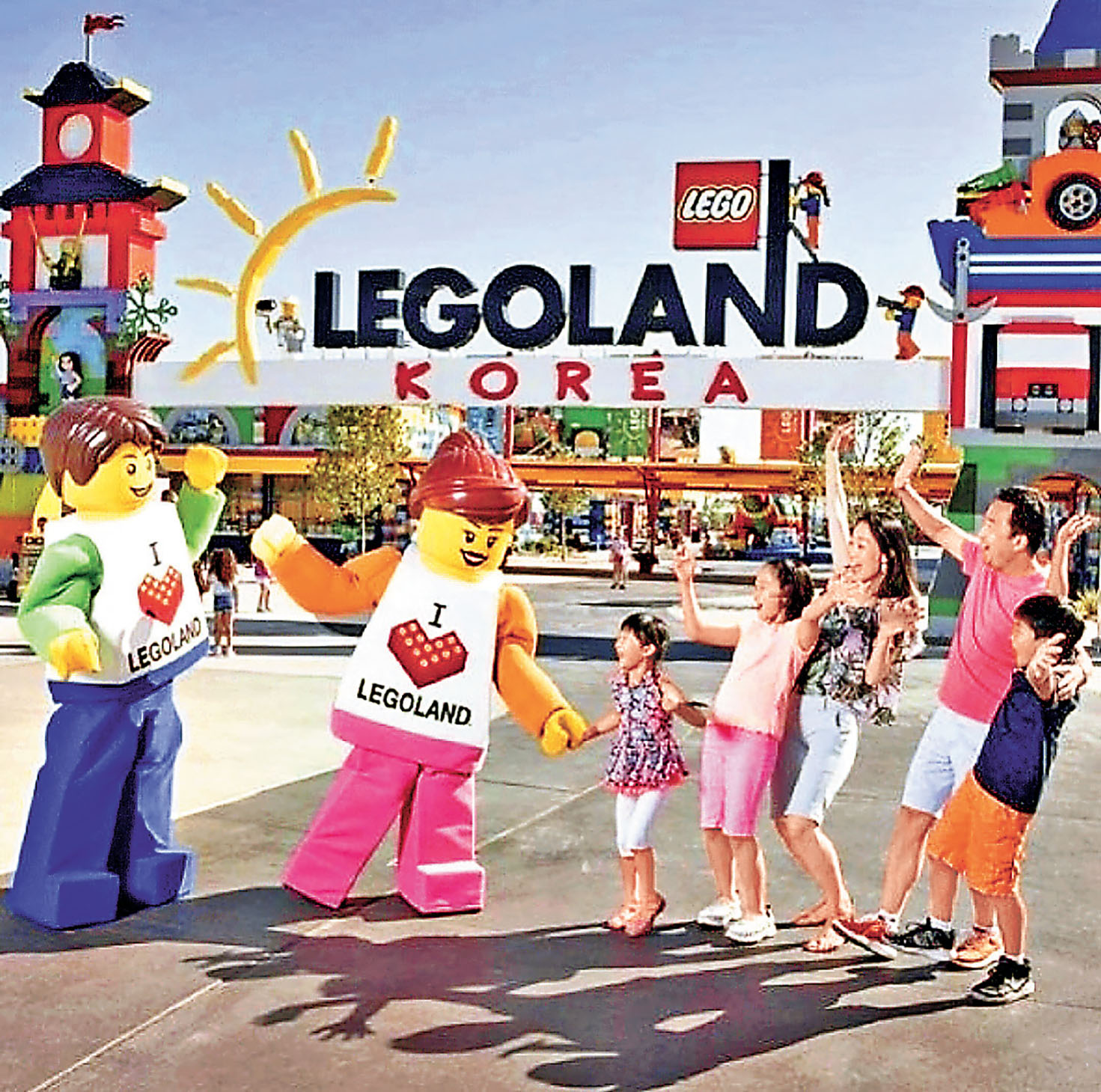 ■韓國樂高樂園今年3月重開了。