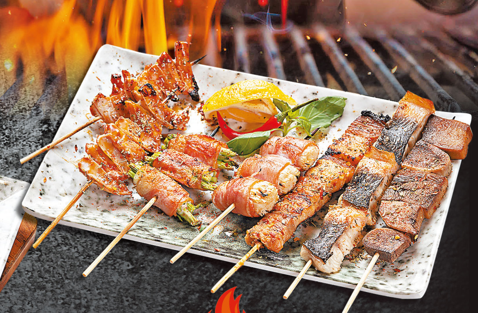 ■各式串燒都是惹味之選。