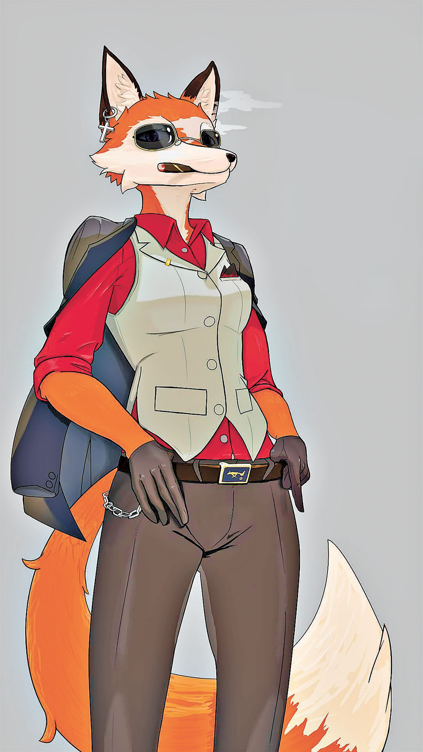 ■博物館館長是一隻狐狸。